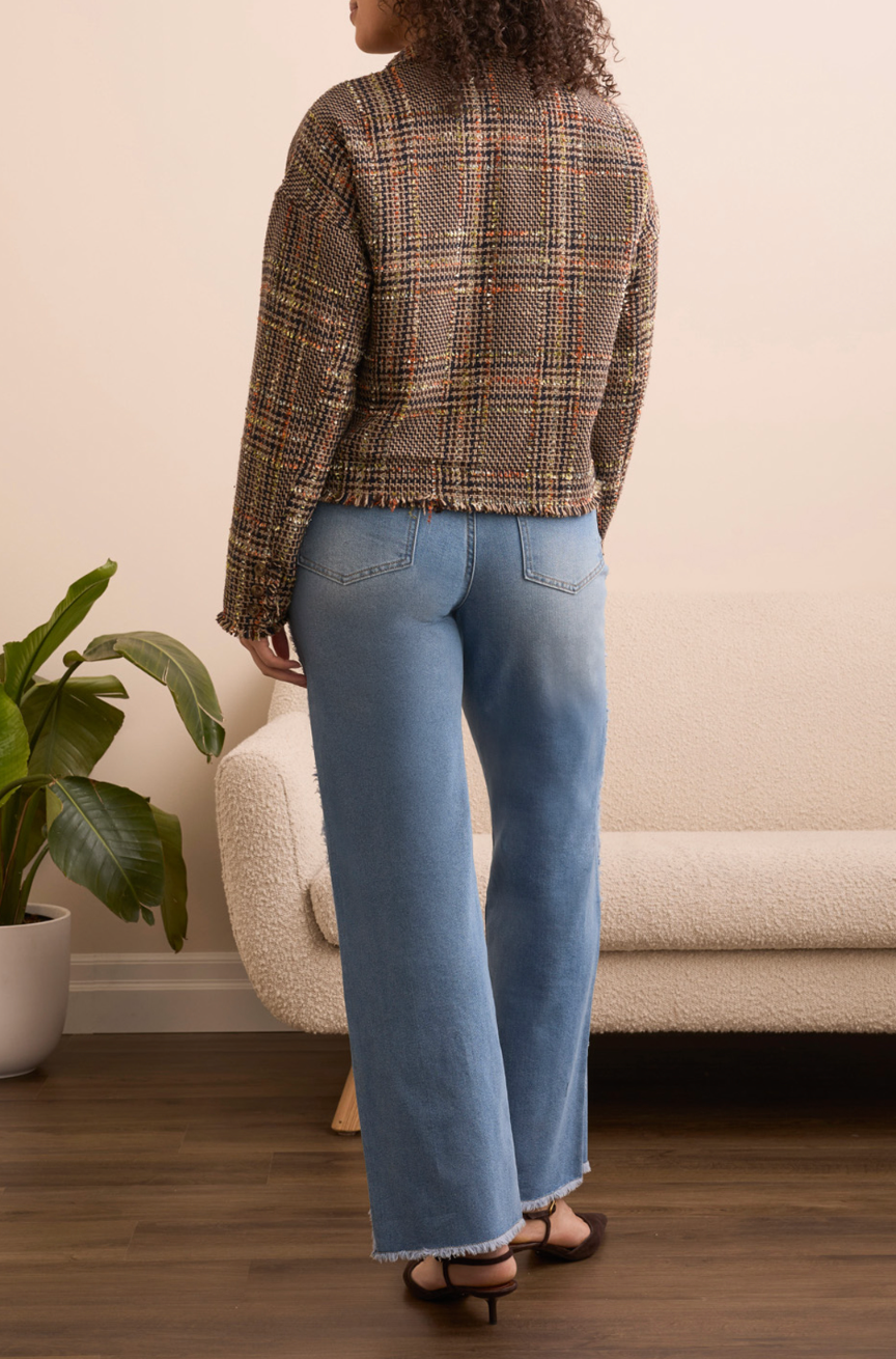 Lined Drop Shoulder Jacket
