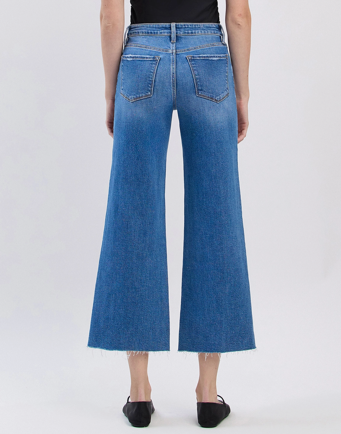 Olivia High Rise Twist Wide Jeans