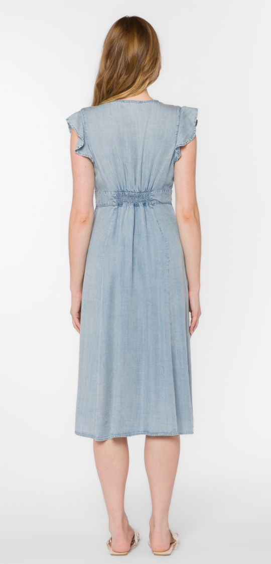 Jem Flutter Sleeve Dress