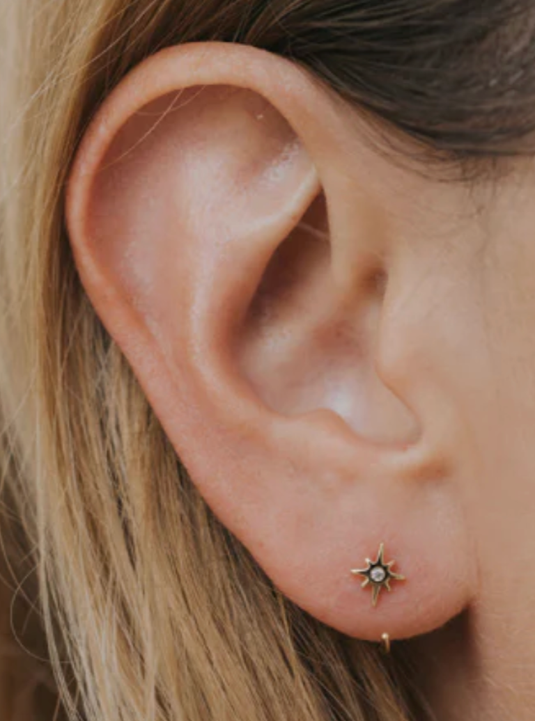 Icon Huggies Earring - Star