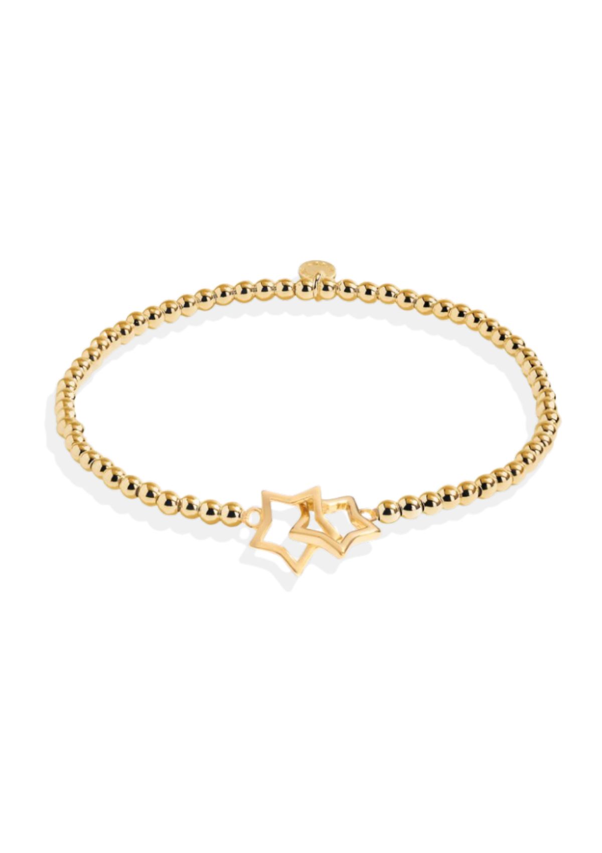 A Little "Always My Sister, Forever My Friend" Gold Stretch Bracelet -A Littles & CO- Ruby Jane-