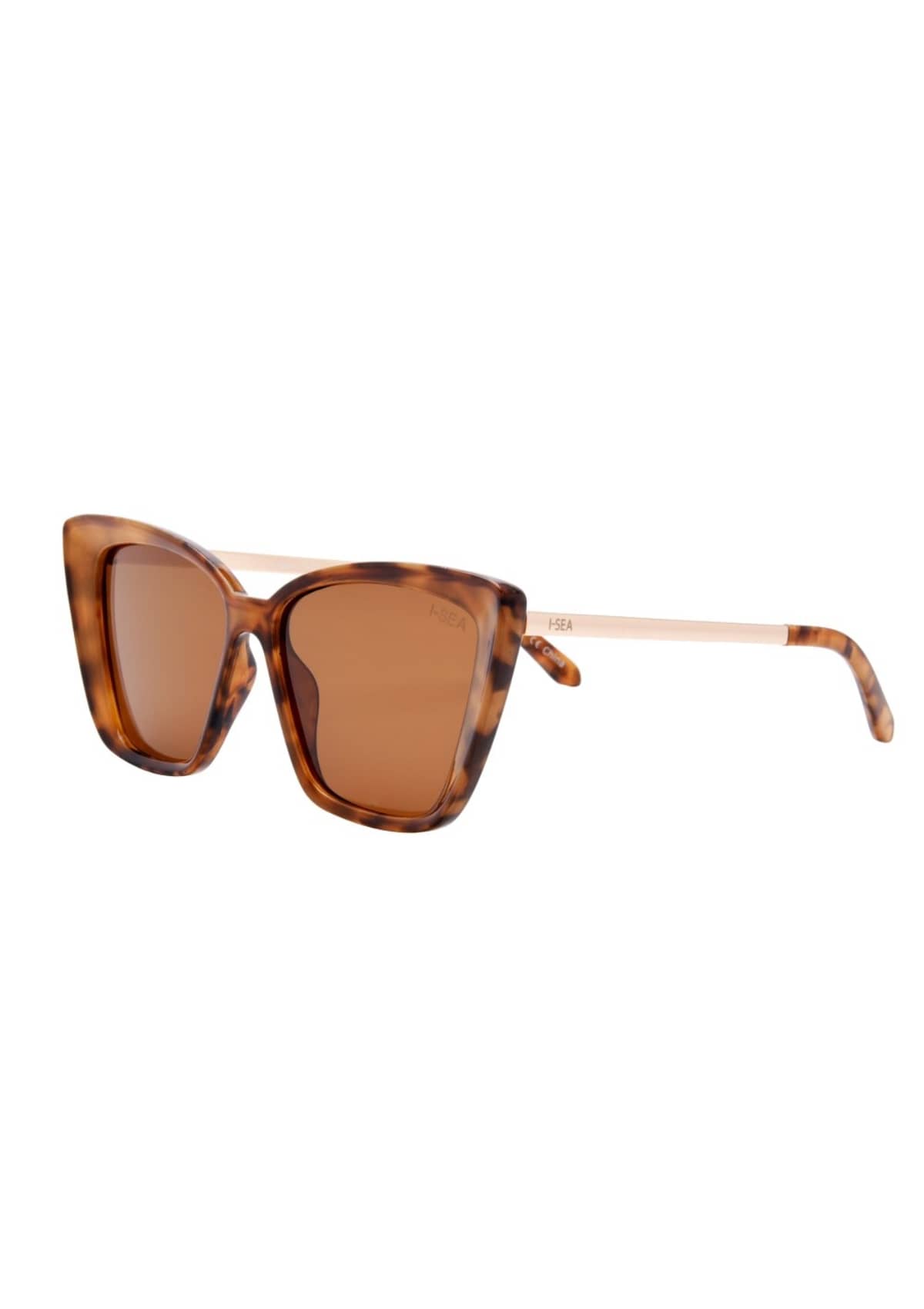 Aloha Fox Polarized Sunglasses - Tort Brown -ISEA- Ruby Jane-
