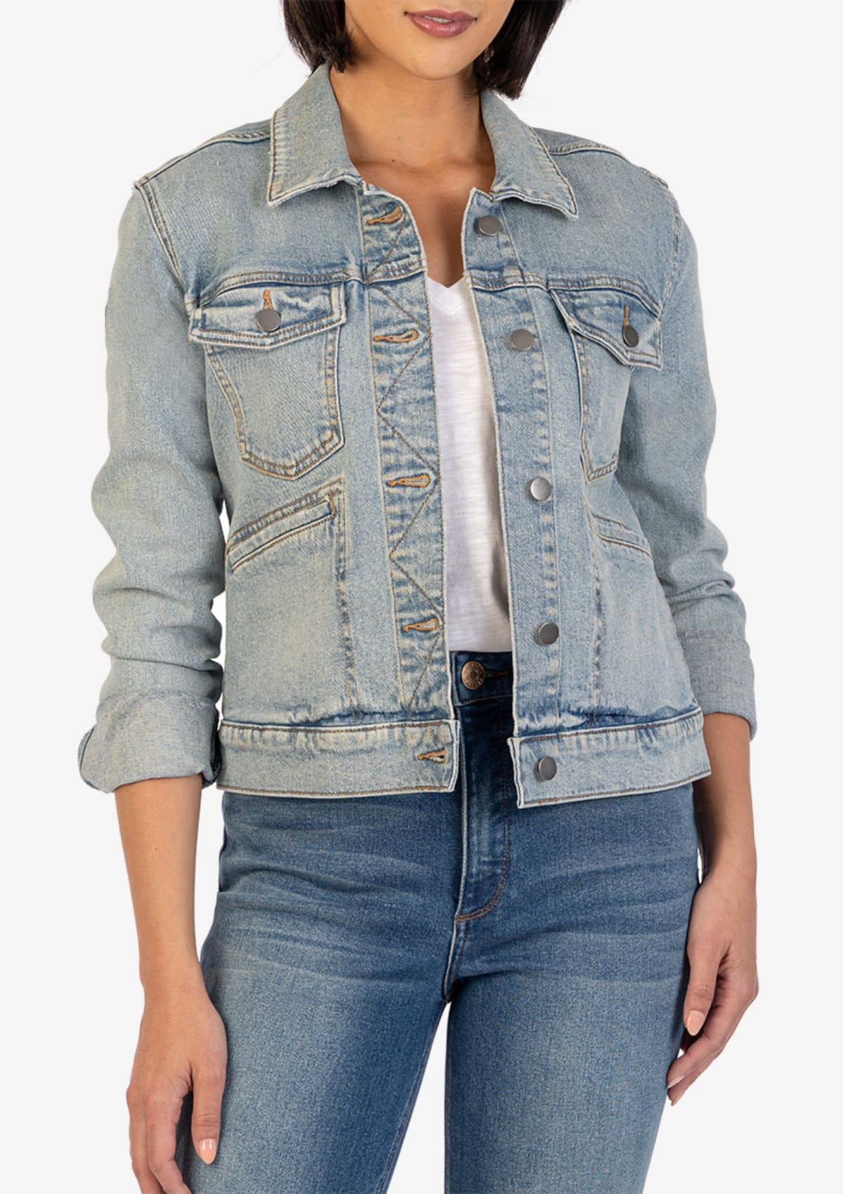 Anne Jacket with Front Flap Pockets -Swat Fame KUT ONLY -NO See Thru Soul- Ruby Jane-