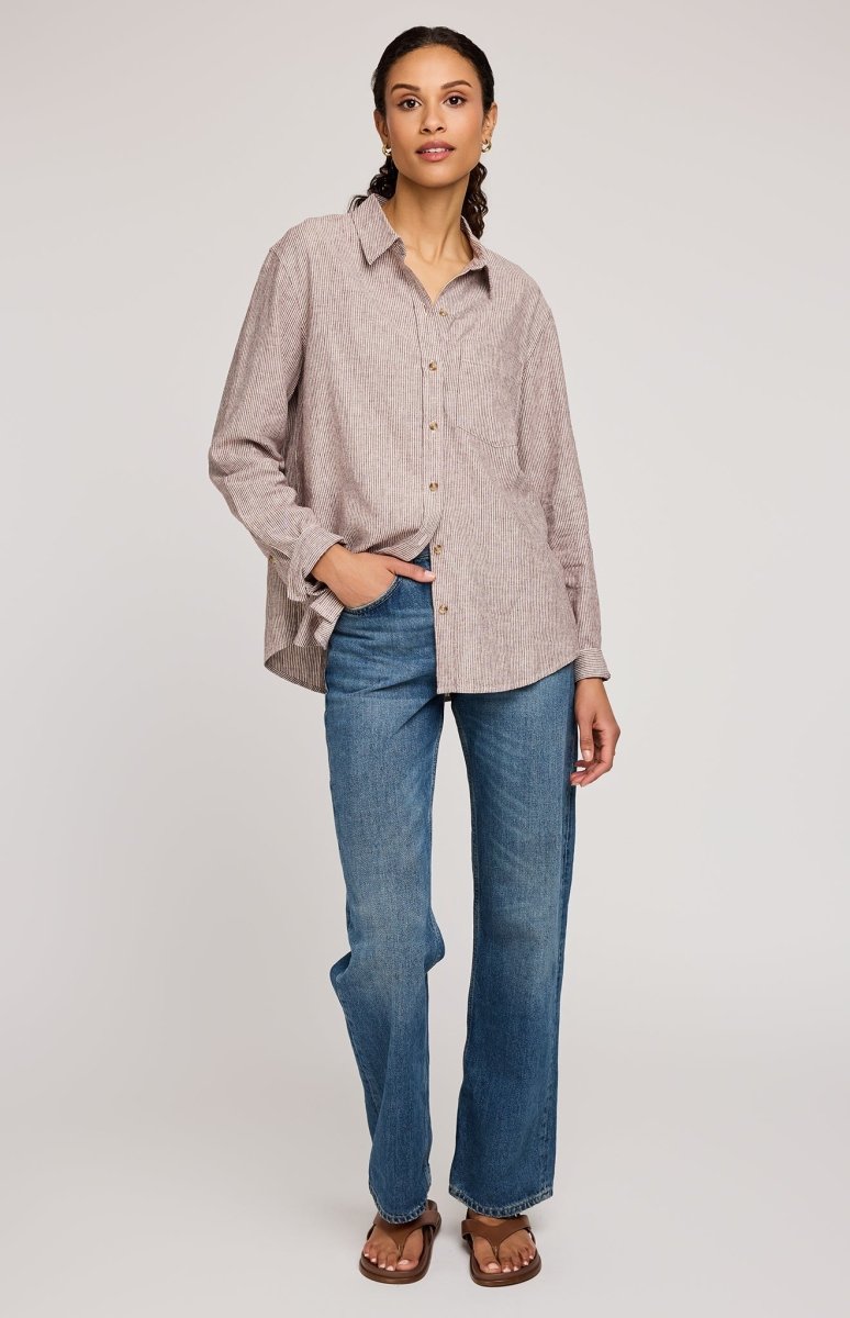 Button Up - Button - Ups - Casual Tops - Ruby Jane & Valleygirl Boutique.