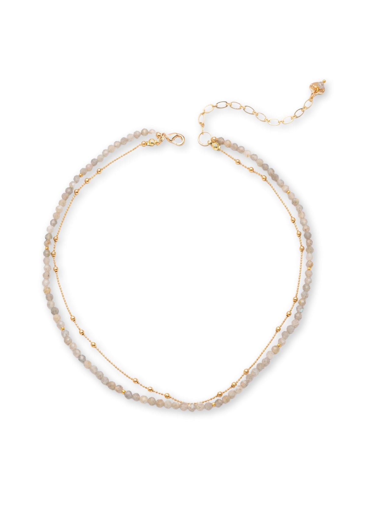 Artisan Double Beaded Necklace -Nakamol Jewelry design- Ruby Jane-