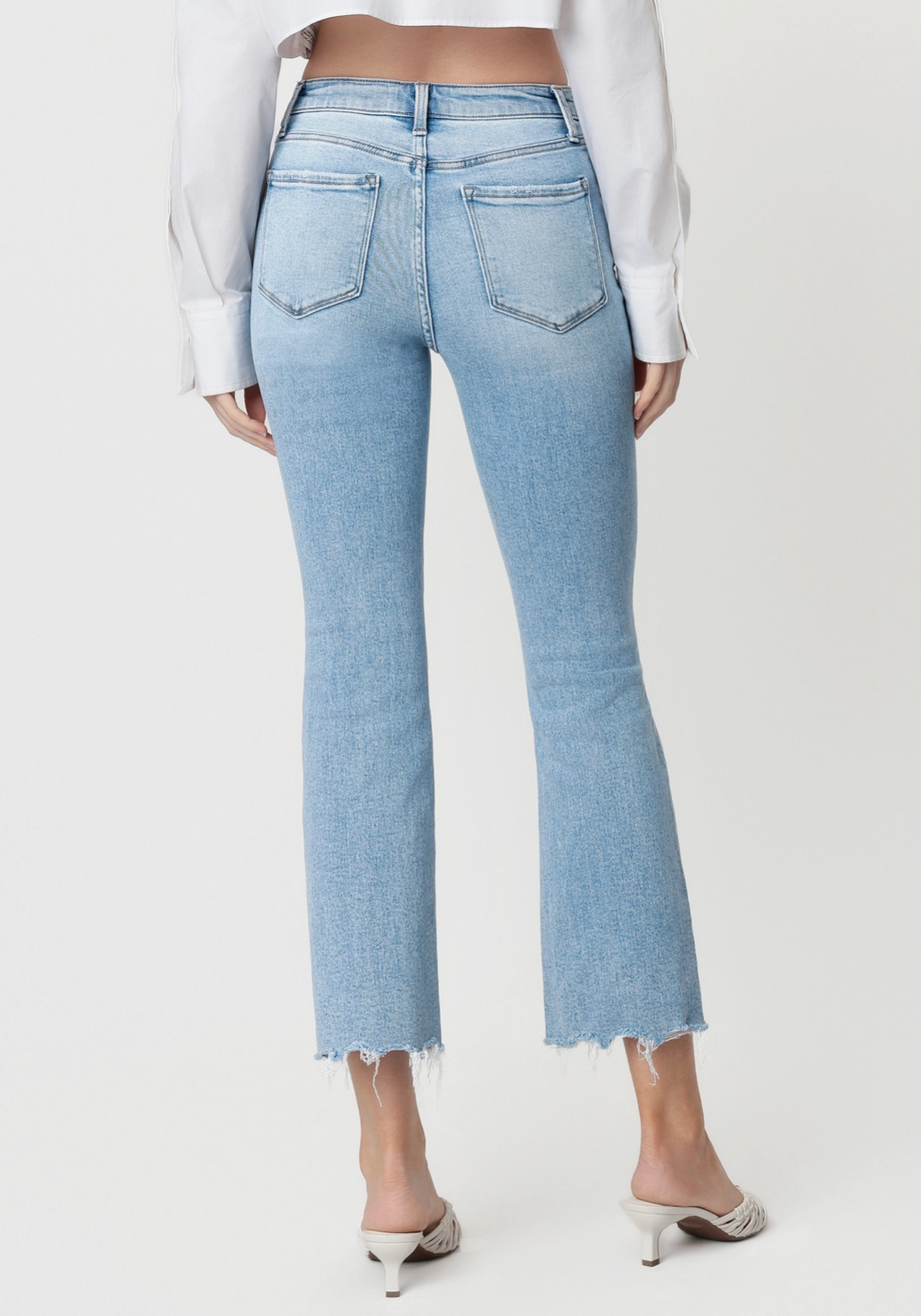 High Rise Kick Flare Jeans