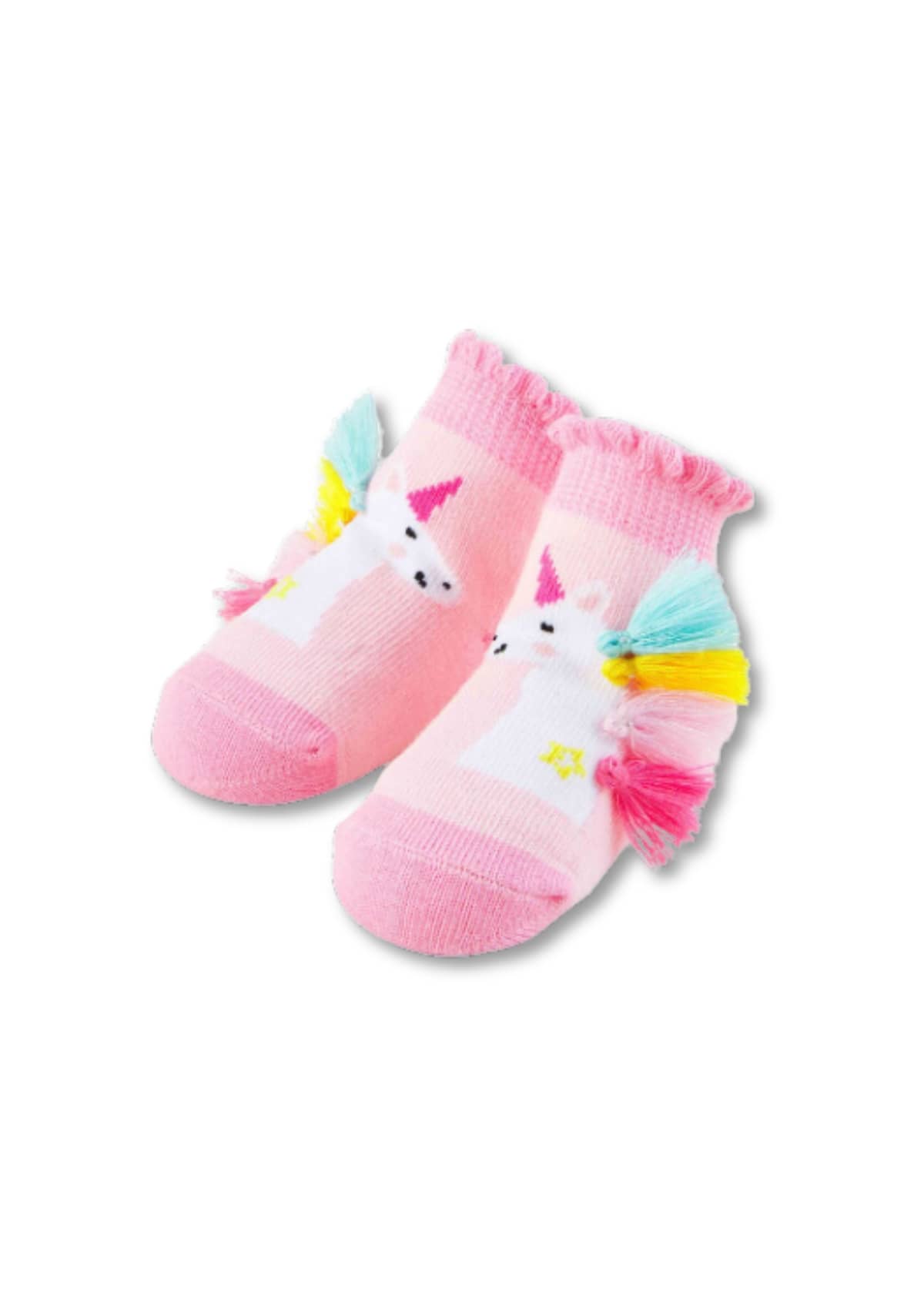 Baby Unicorn Fringe Socks -Mud Pie / One Coas- Ruby Jane-