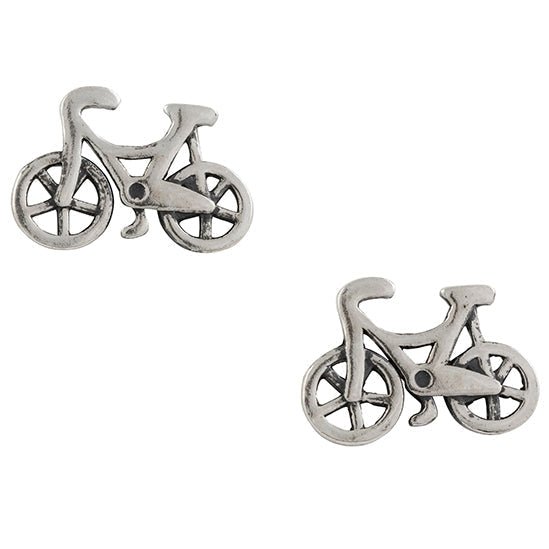 Bicycle Post Earrings -Tomas- Ruby Jane-