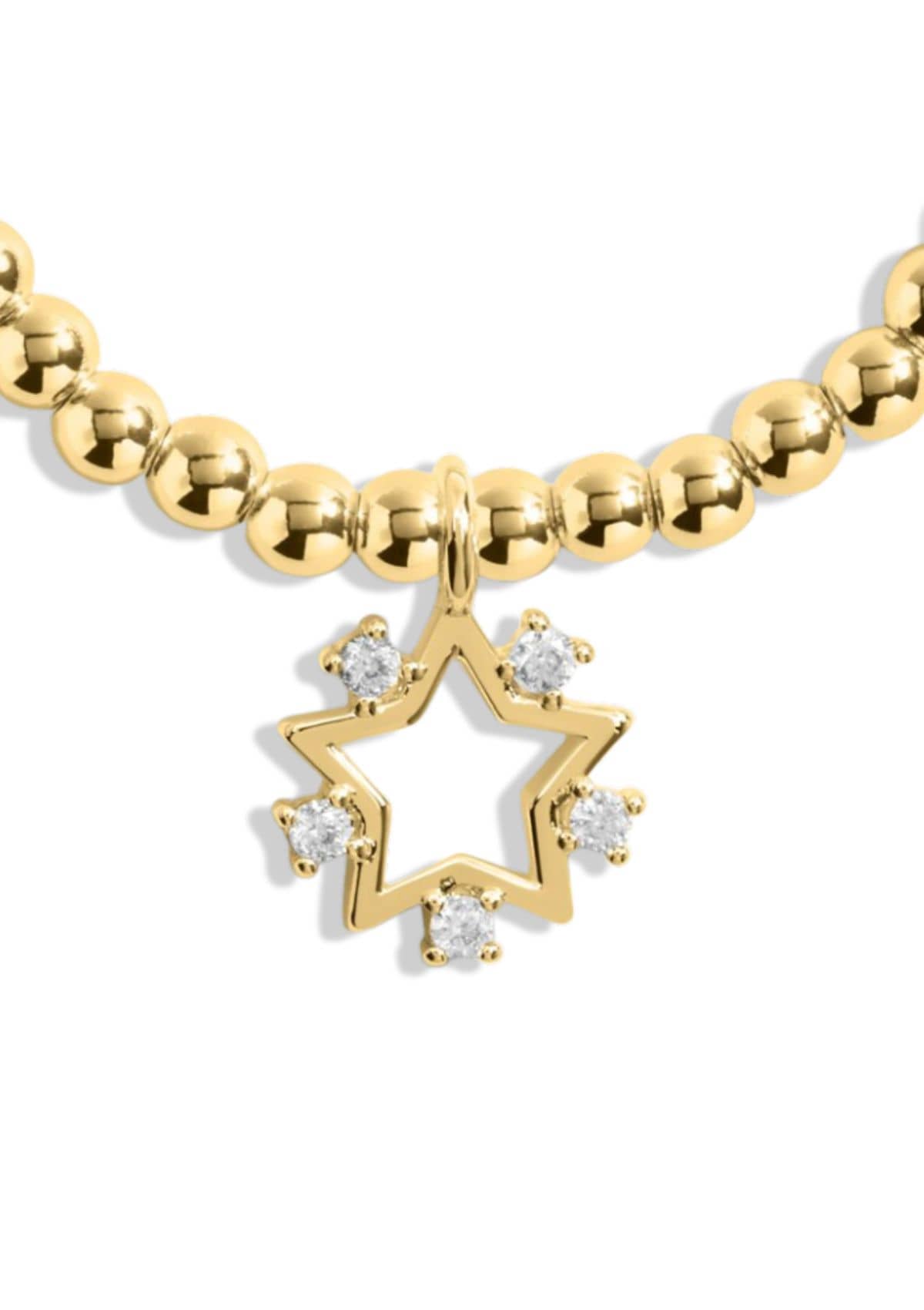 "Biggest Supporter" Gold Stretch Bracelet -A Littles & CO- Ruby Jane-