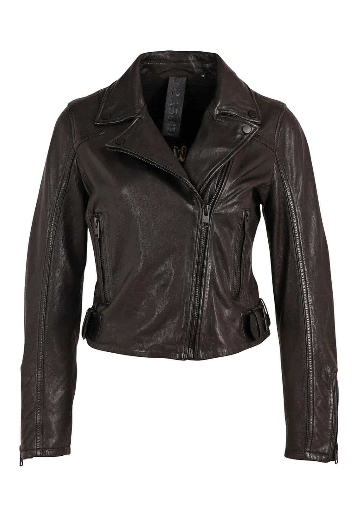 Bita Short Leather Jacket -CHR / Mauritius GmbH Int. Fashion- Ruby Jane-
