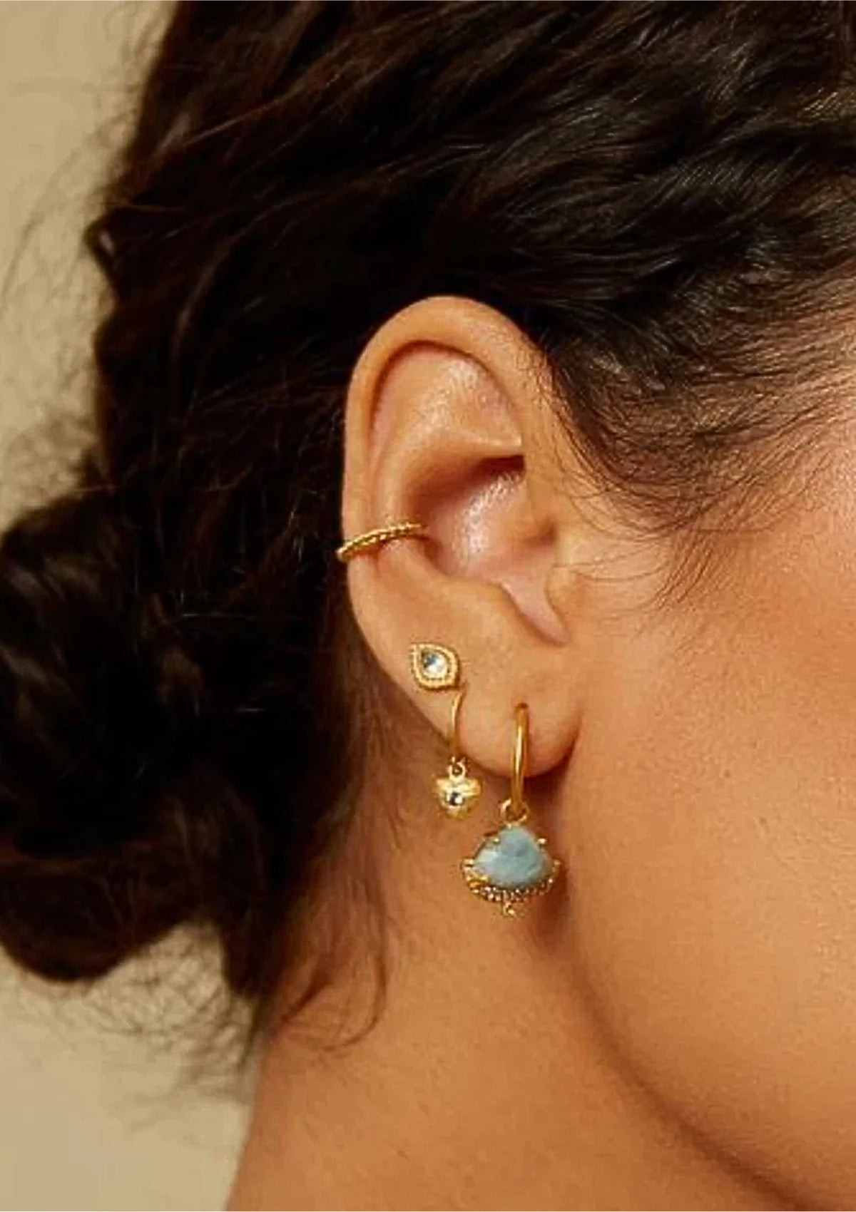 Boundless Love Mini Heart Hoop Earrings -Satya Jewelry- Ruby Jane-