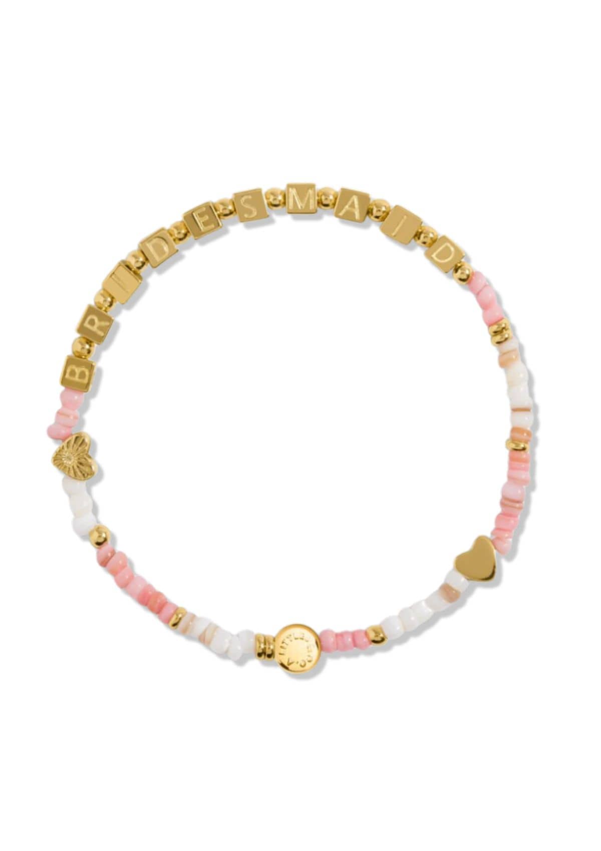 "Bridesmaid" Gold Stretch Bracelet -A Littles & CO- Ruby Jane-