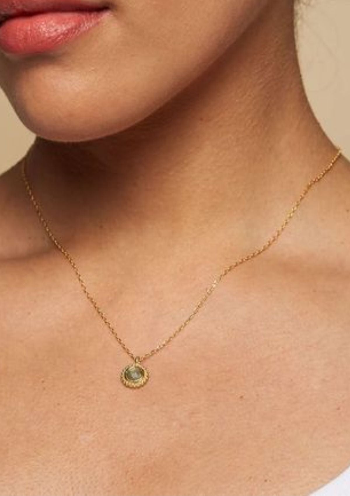 Captivating Labradorite Mandala Necklace -Satya Jewelry- Ruby Jane-