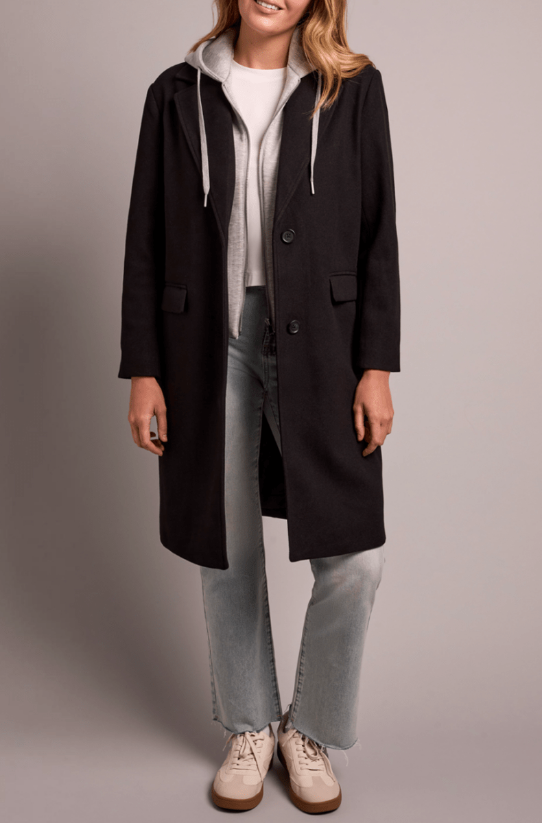 Car Coat with Fooler Hoodie - RubyJane & Valleygirl