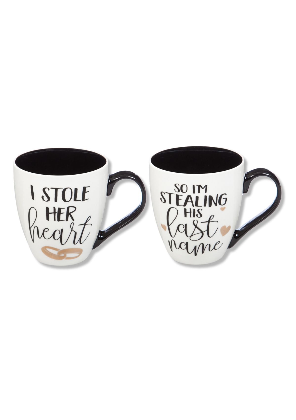 Ceramic Cup O'Java Wedding Gift Set of Two -Evergreen Enterprises- Ruby Jane-