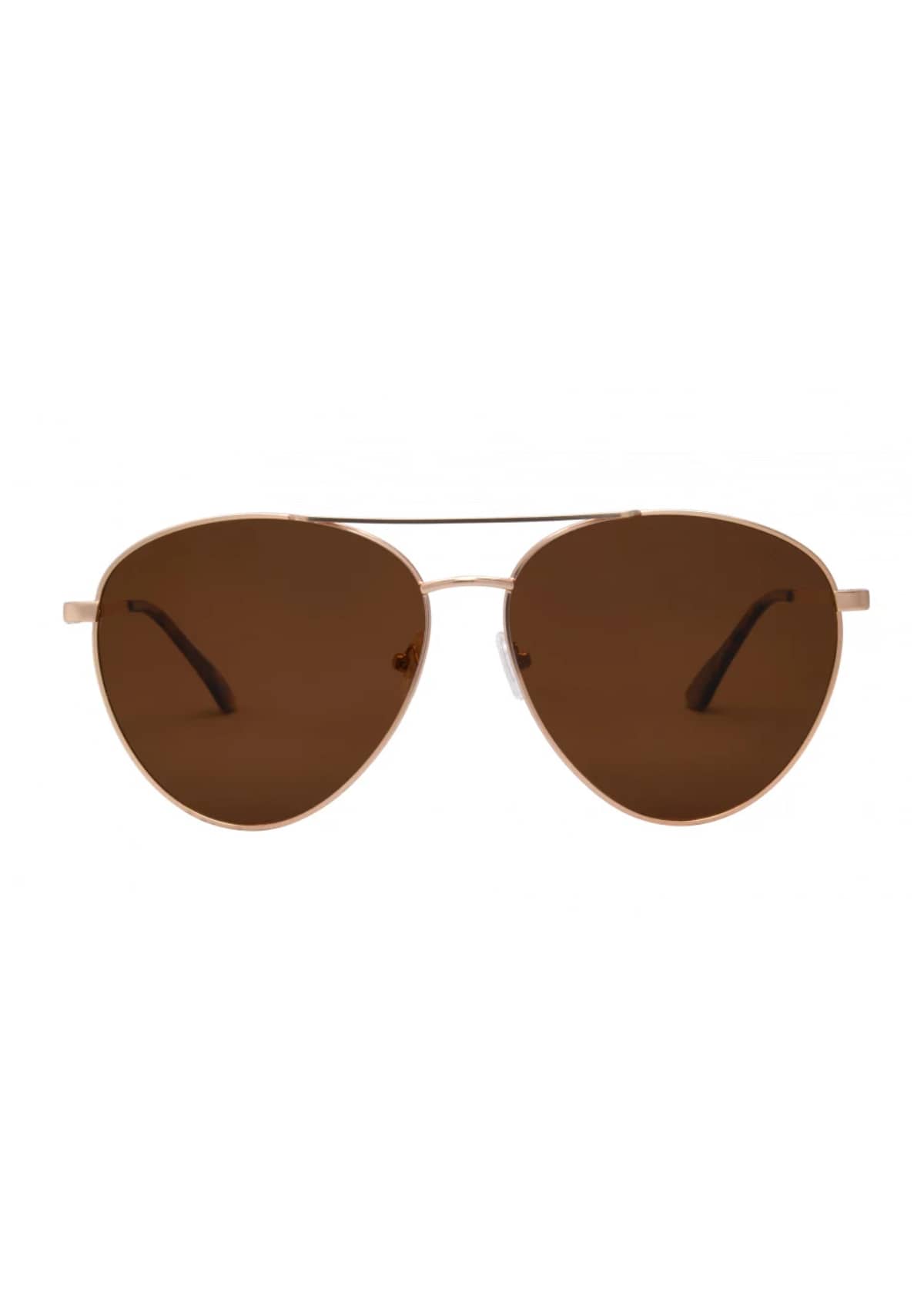 Charlie Polarized Sunglasses - Gold Brown -I-SEA- Ruby Jane-