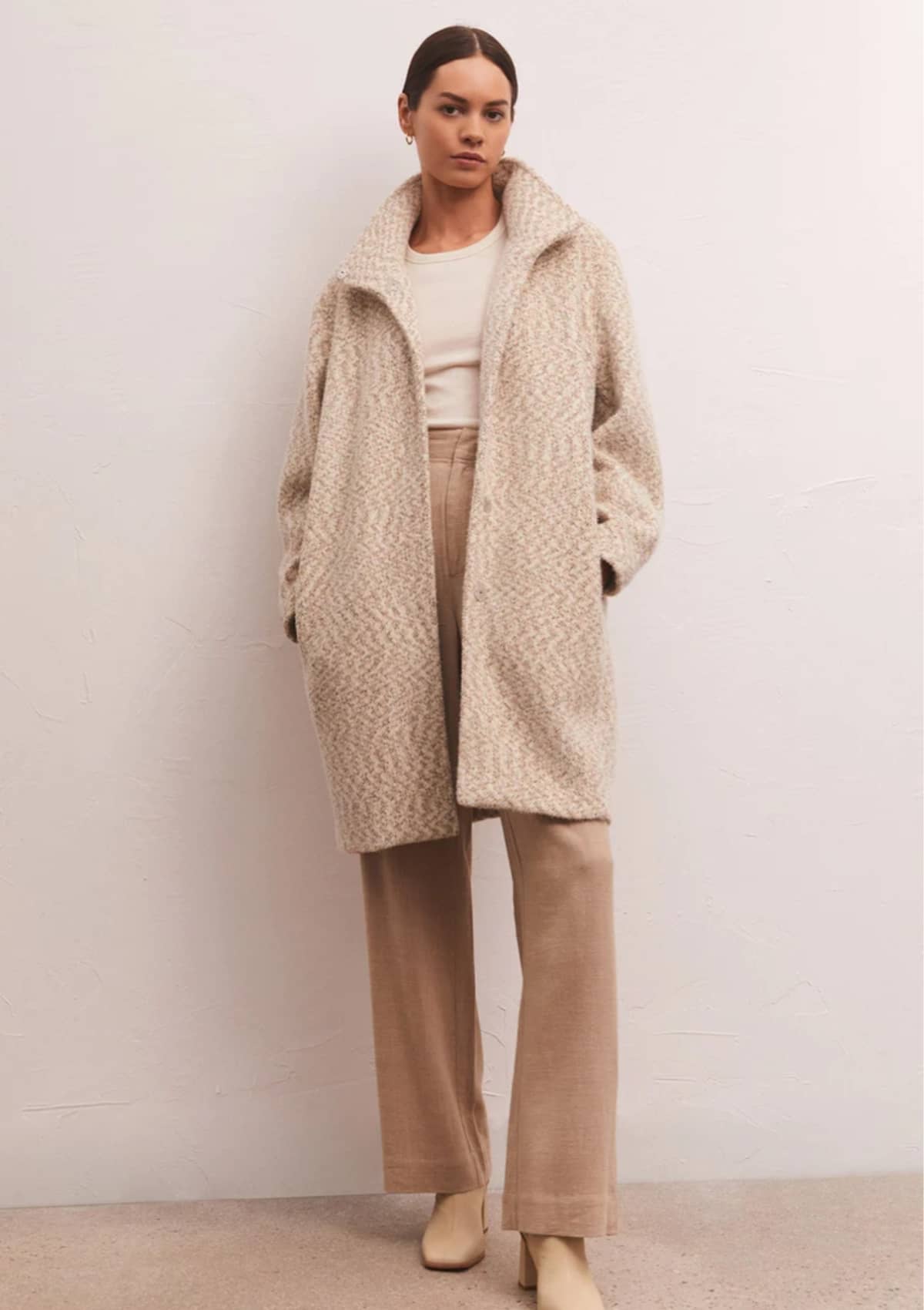 Connor Mohair Knit Coat -Z SUPPLY- Ruby Jane-