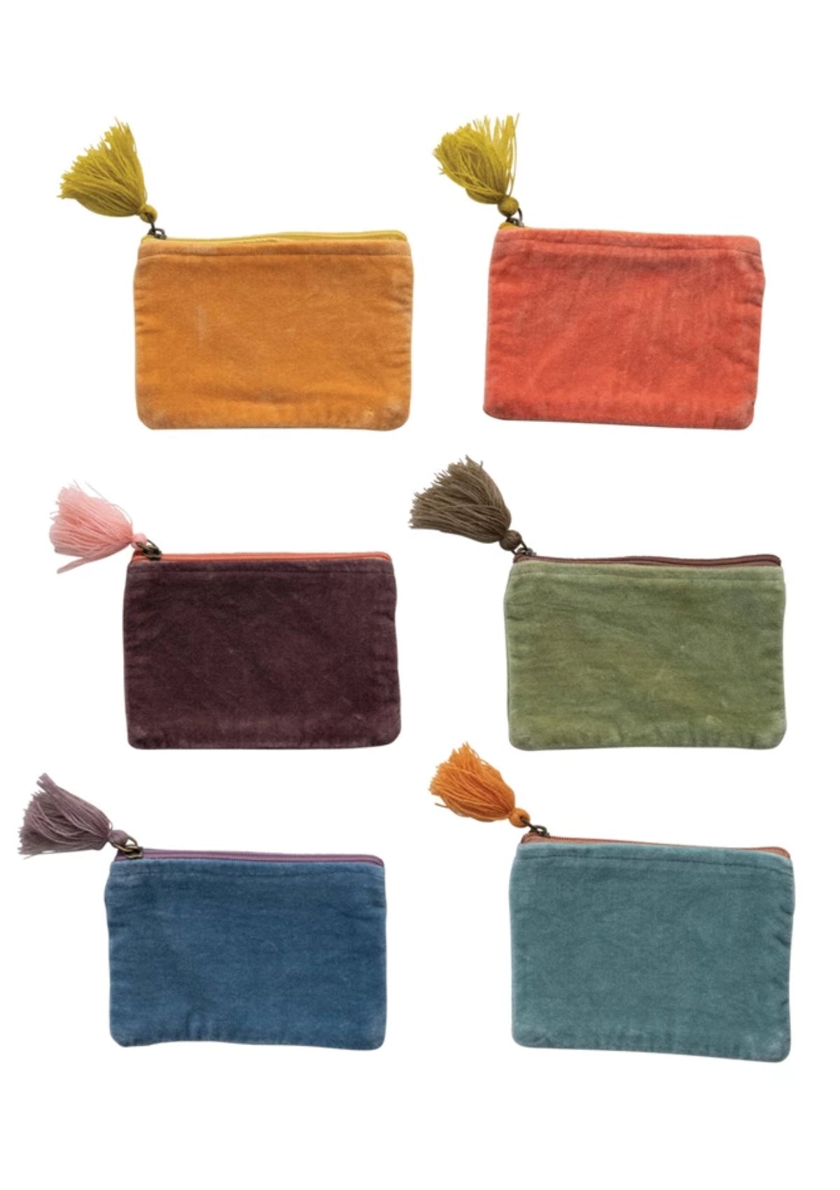 Cotton Velvet Handbag -Creative Co-op- Ruby Jane-