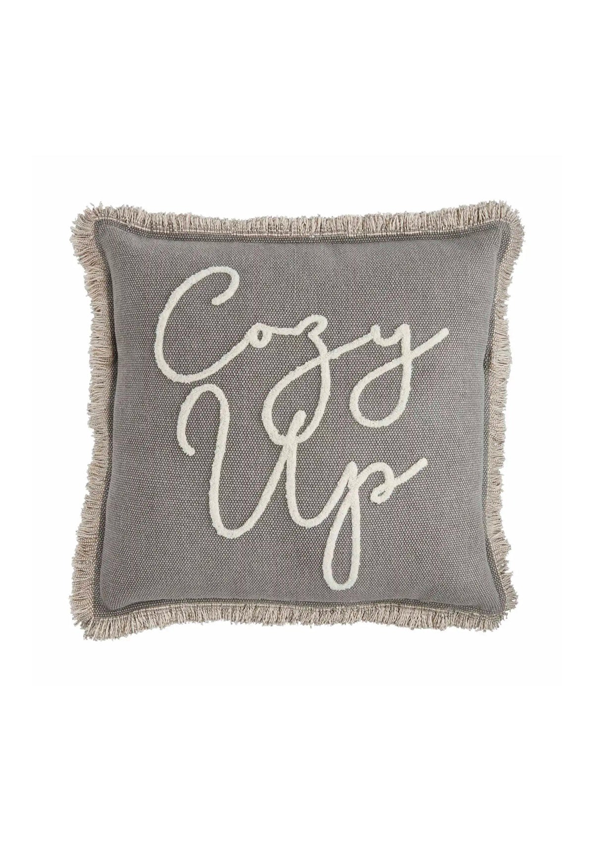 'Cozy Up' Throw Pillow -Mud Pie- Ruby Jane-