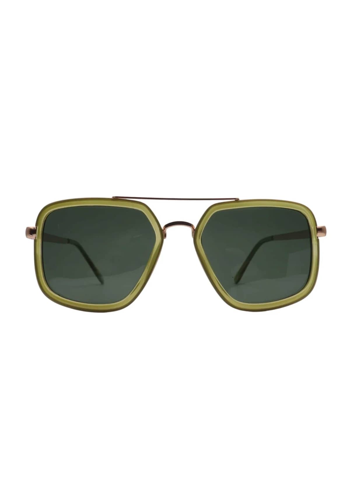 Cruz Polarized Sunglasses - Avocado Green -ISEA- Ruby Jane-
