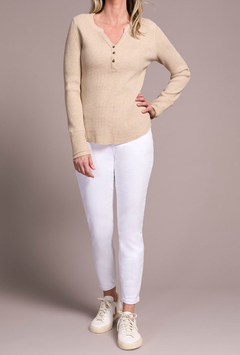 Henley Top with Buttons