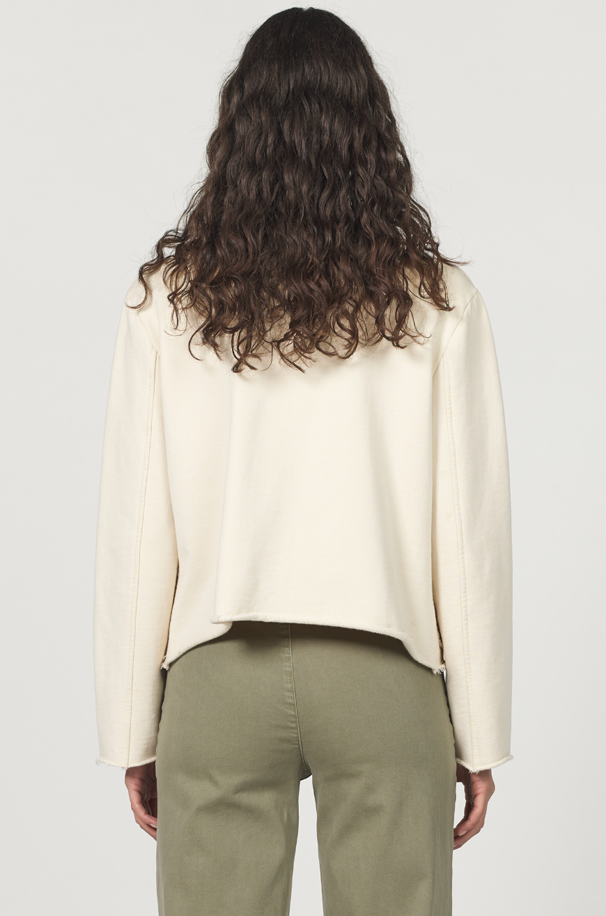 Long Sleeve, Scoop Neck Top, "Velma"