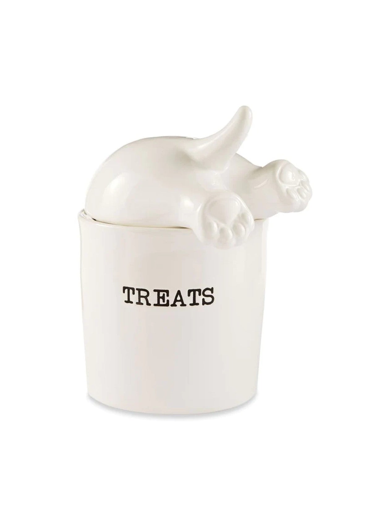 Dog Tail Treat Canister -Mud Pie / One Coas- Ruby Jane-
