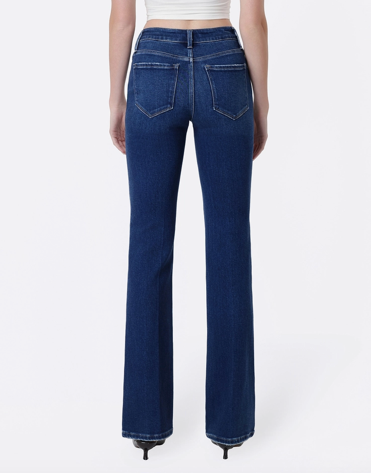 High Rise Trouser Fold Bootcut
