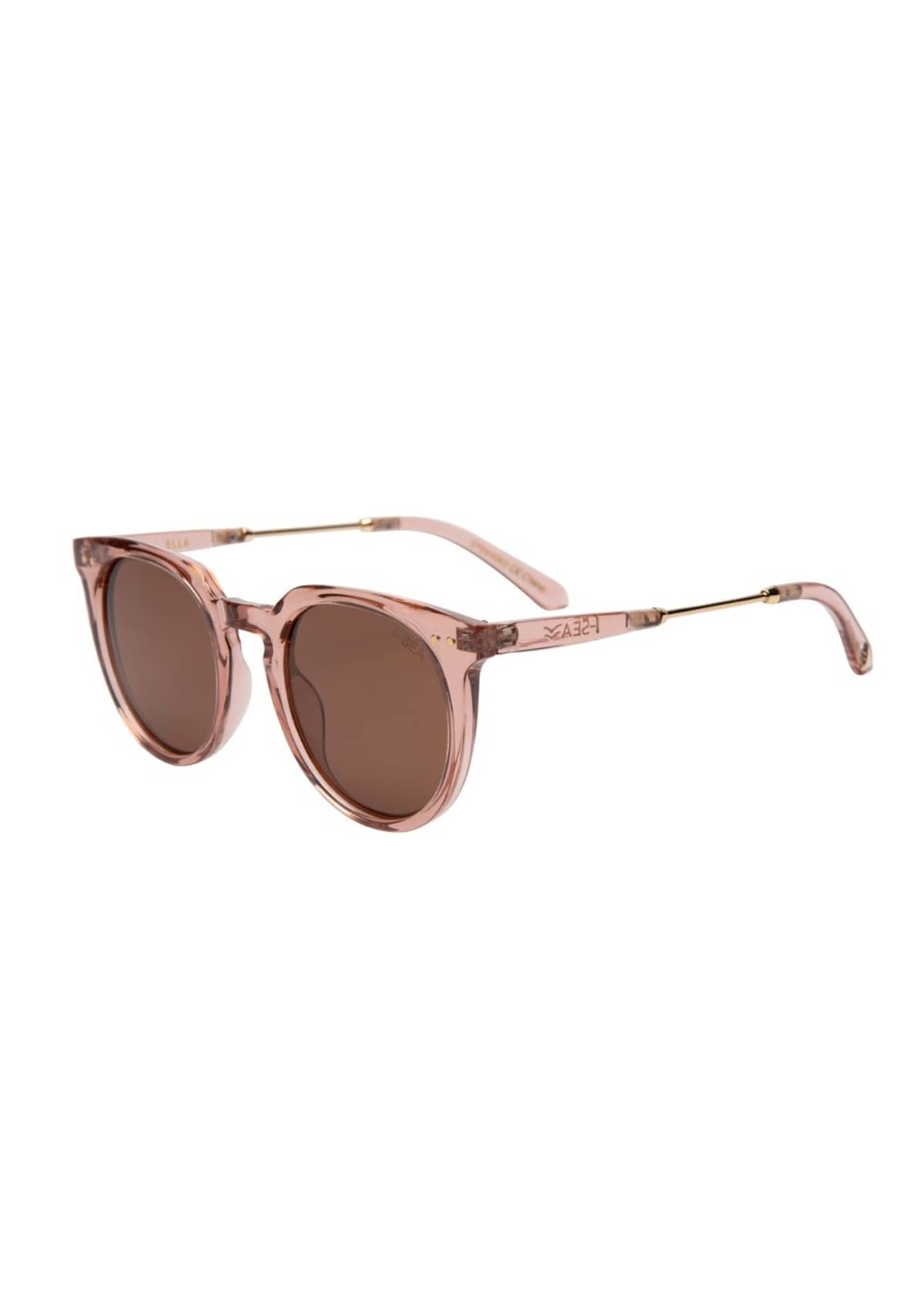 Ella Polarized Sunglasses - Watermelon Brown -ISEA- Ruby Jane-