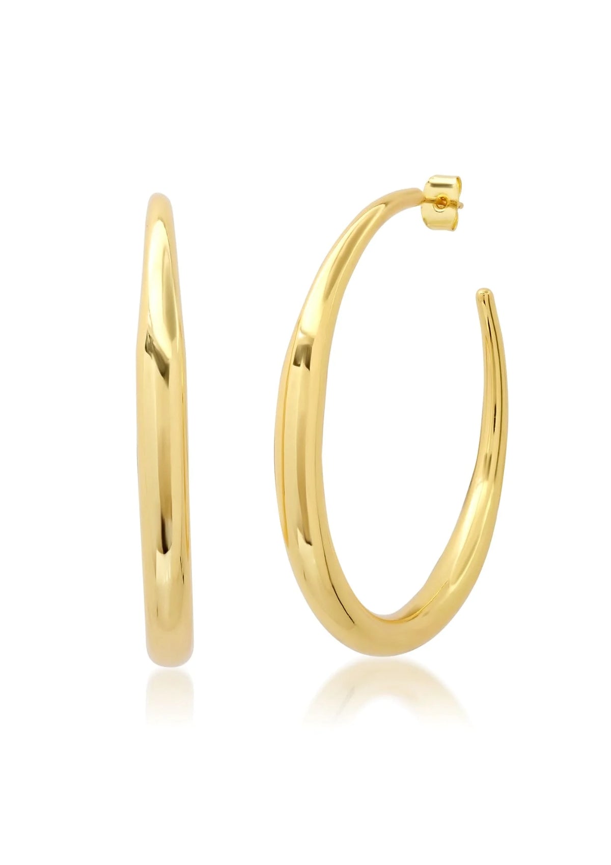 Extra Large Gold Hoop Earrings -Tai Rittichai- Ruby Jane-
