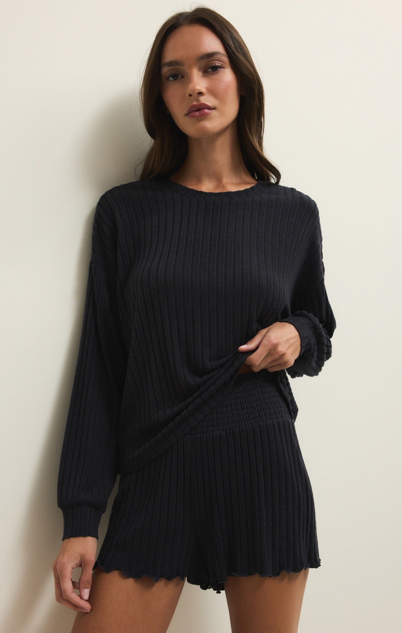 Daydream Rib Long Sleeve Top