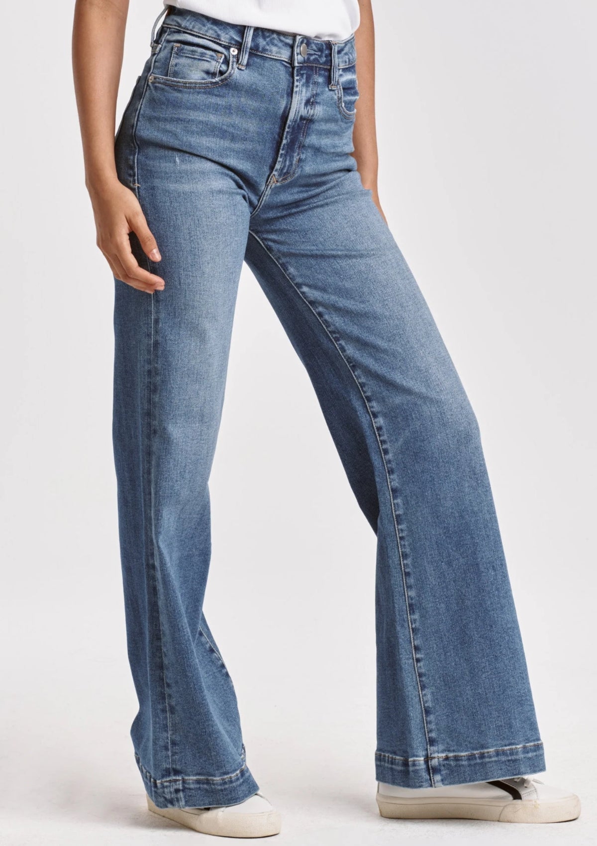 Fiona Super High Rise Wide Leg Jeans -Dear John Denim, Inc.- Ruby Jane-