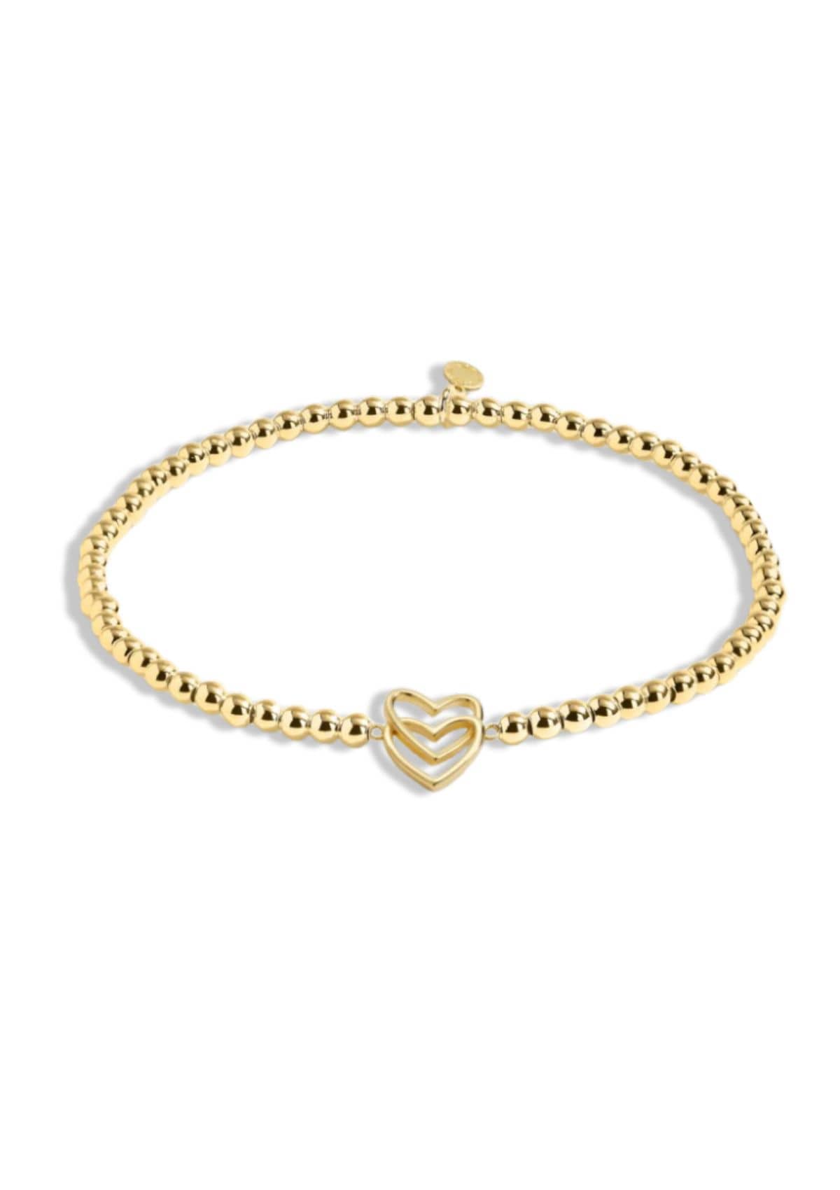 "Happy Birthday" Gold Stretch Bracelet -A Littles & CO- Ruby Jane-