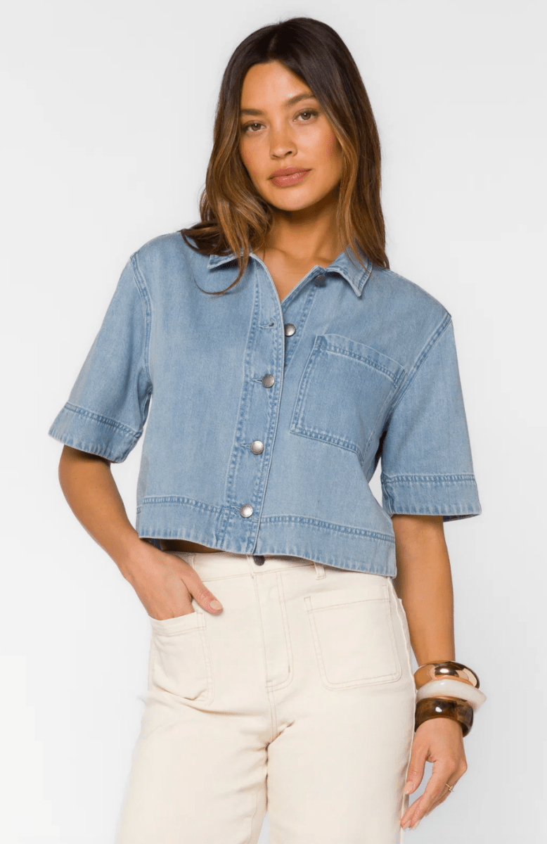 Casual Tops - Denim - Fashion - Ruby Jane & Valleygirl Boutique.