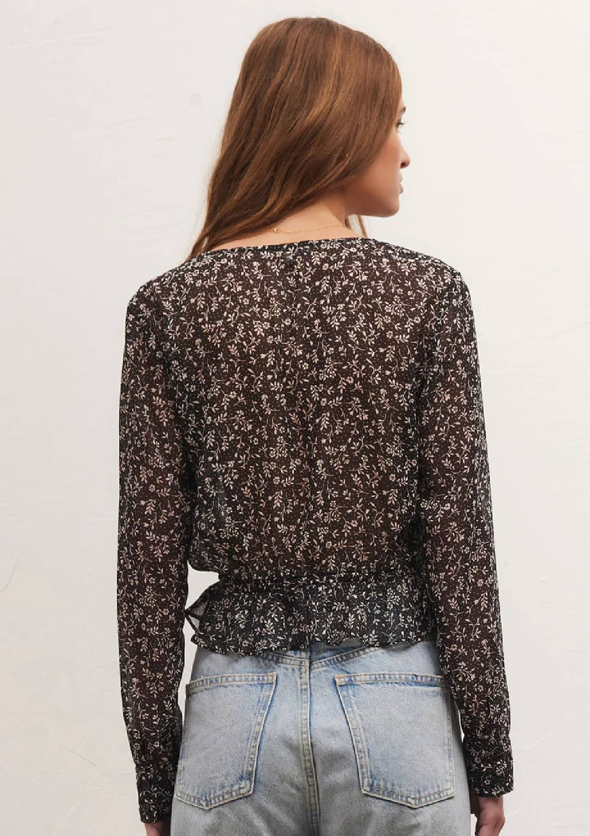 Holland Floral Top -Z SUPPLY- Ruby Jane-