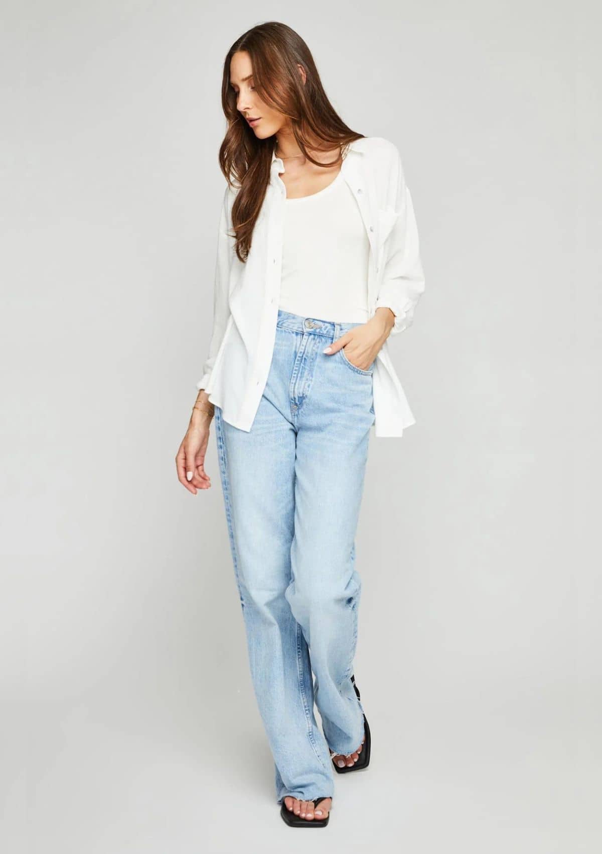 Blouses-Buttondown Shirts-Casual Tops-Ruby Jane.