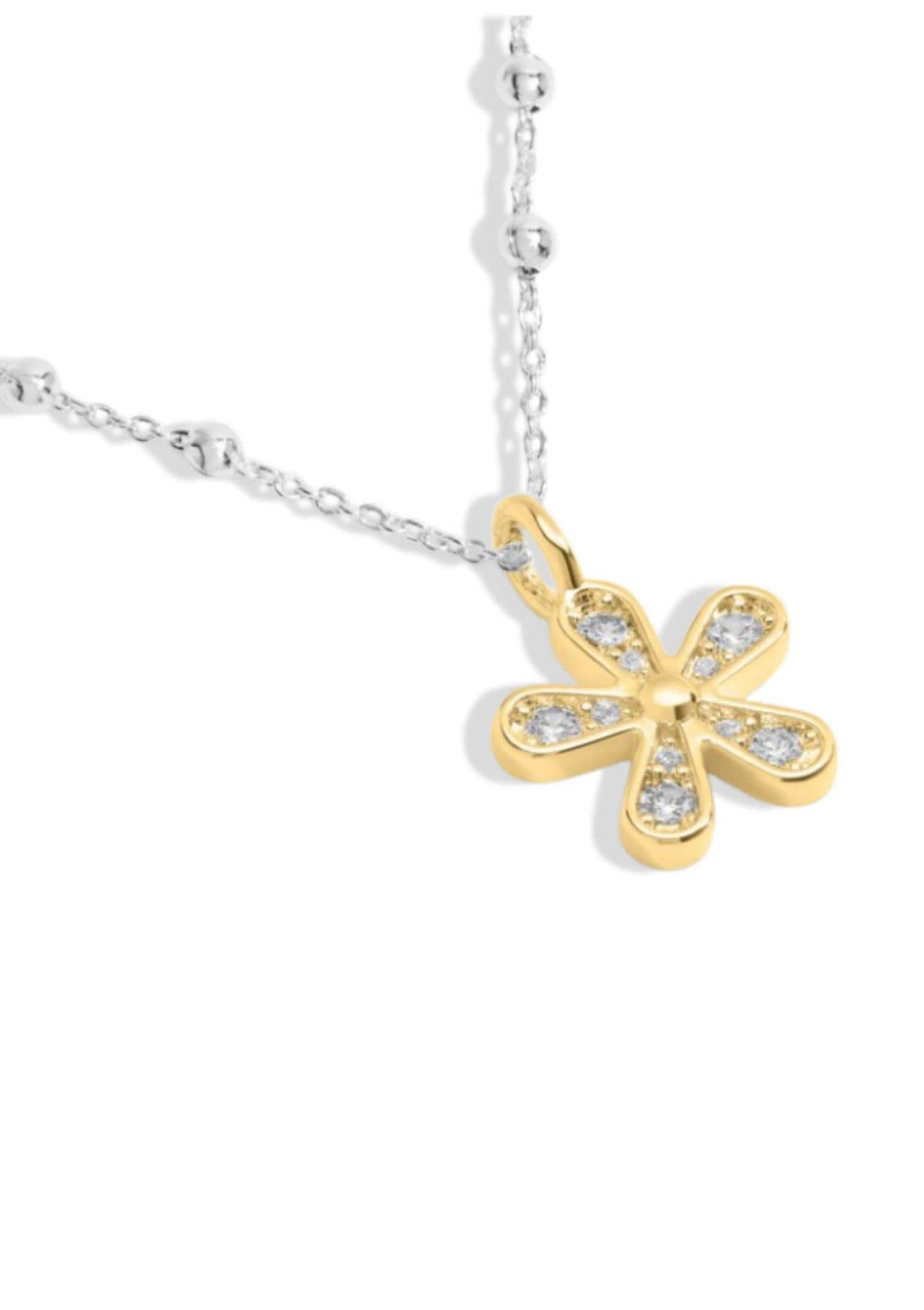 "If Moms Were Flowers, I'd Pick You" Silver and Gold Necklace -A Littles & CO- Ruby Jane-