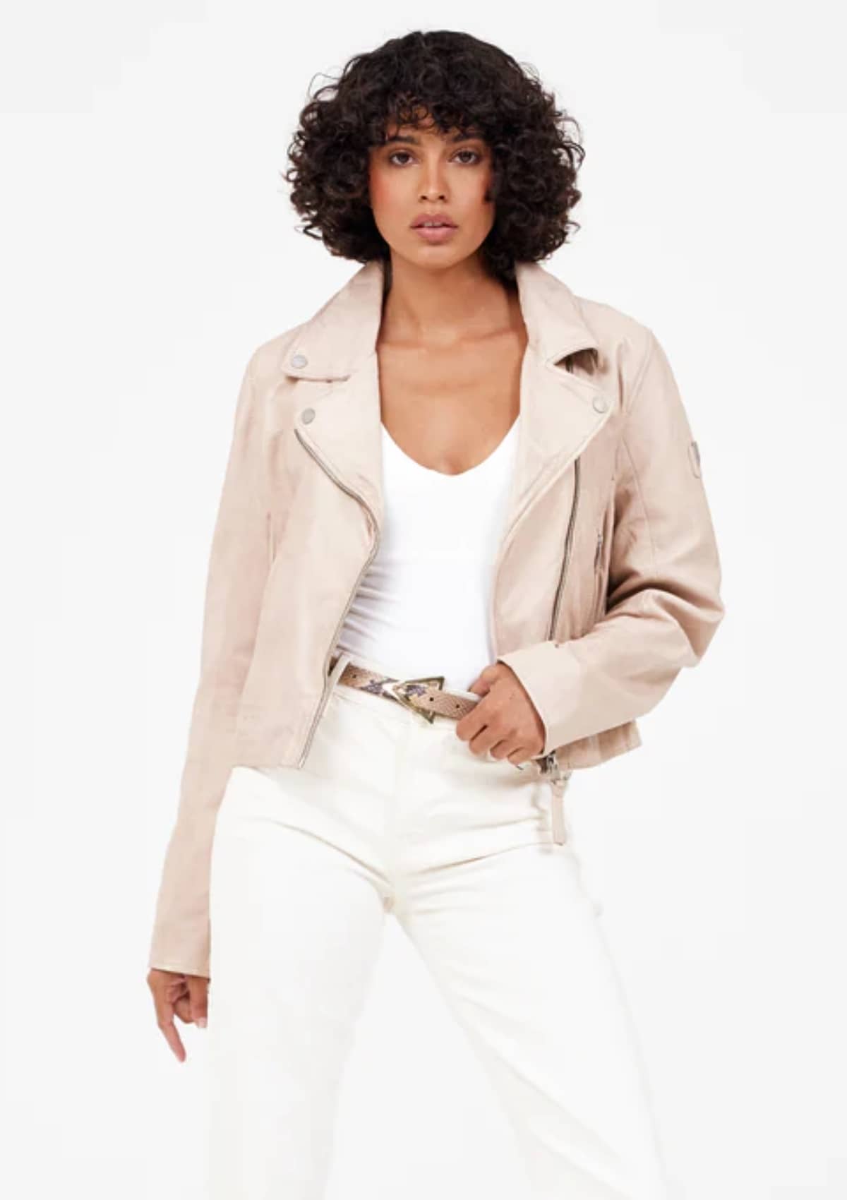 Julene Women's Leather Jacket -Mauritius- Ruby Jane-