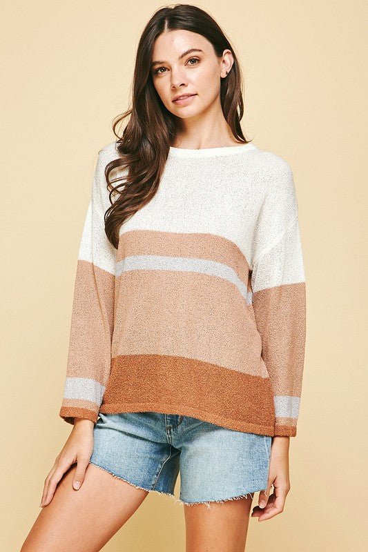 Katia Colorblock Sweater -PINCH- Ruby Jane-