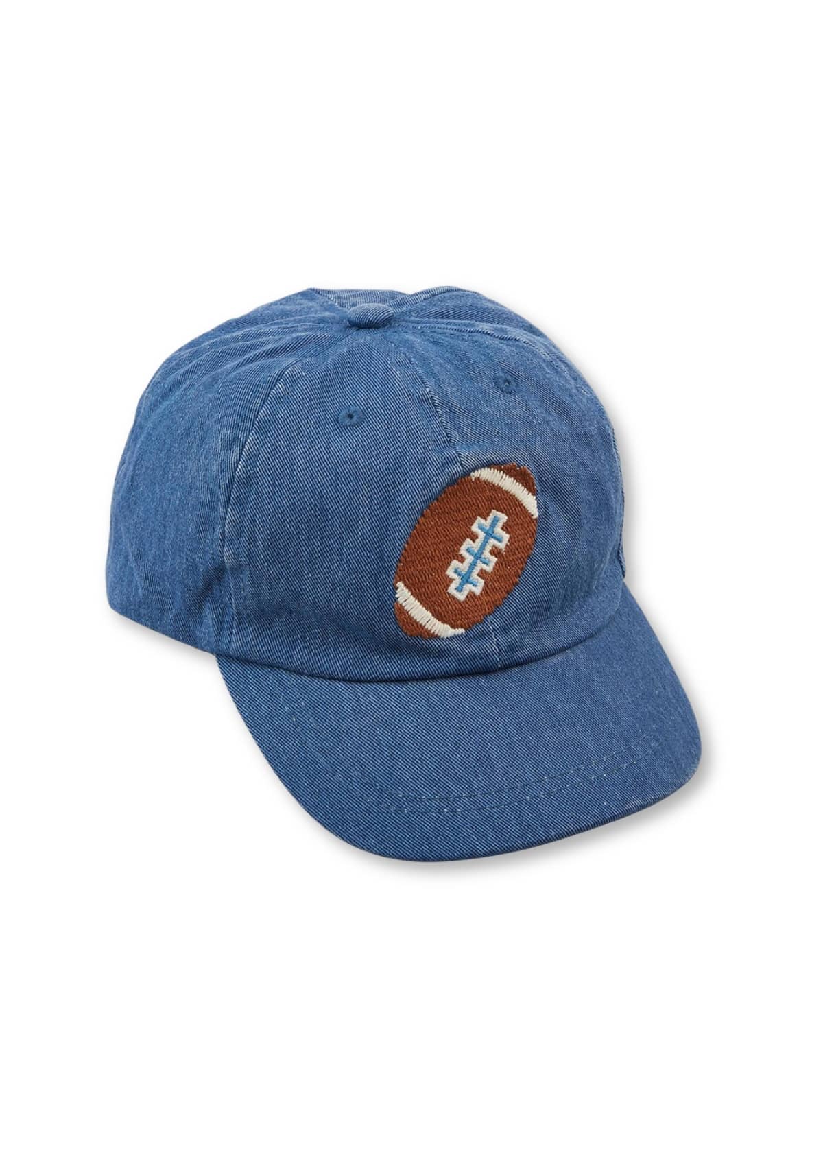 Kids Football Embroidered Hat -Mud Pie / One Coas- Ruby Jane-