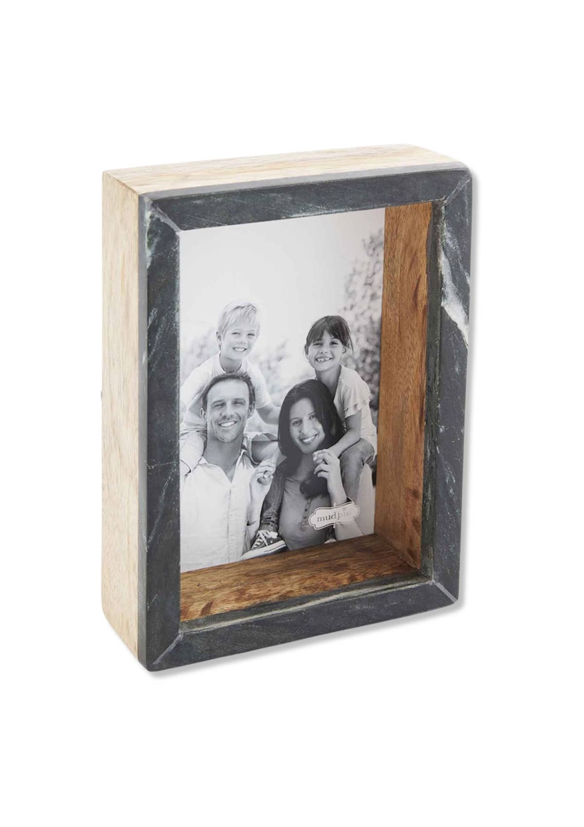 Large Black Marble Block Frame -Mud Pie / One Coas- Ruby Jane-