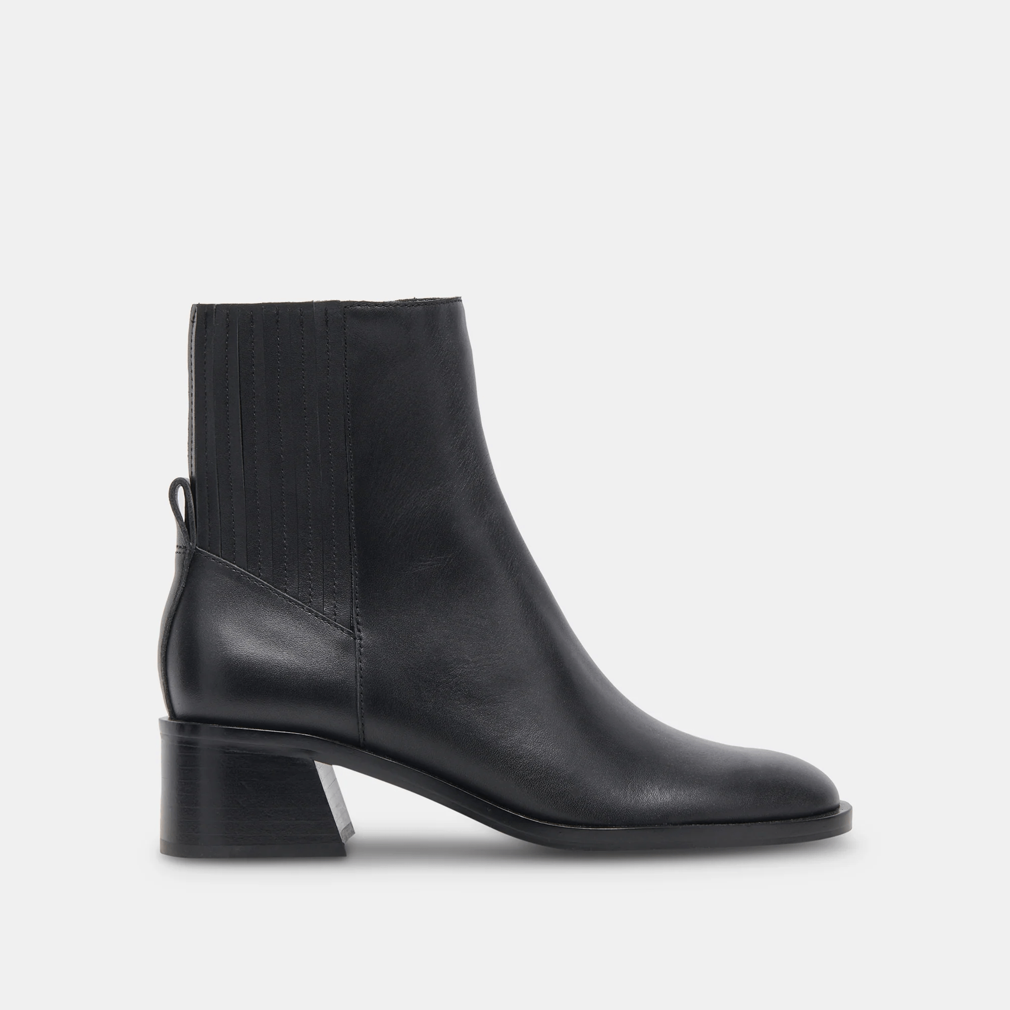 Linny H2O Black Leather Bootie with All Season Protection -Dolce Vita Footwear, Inc.- Ruby Jane-