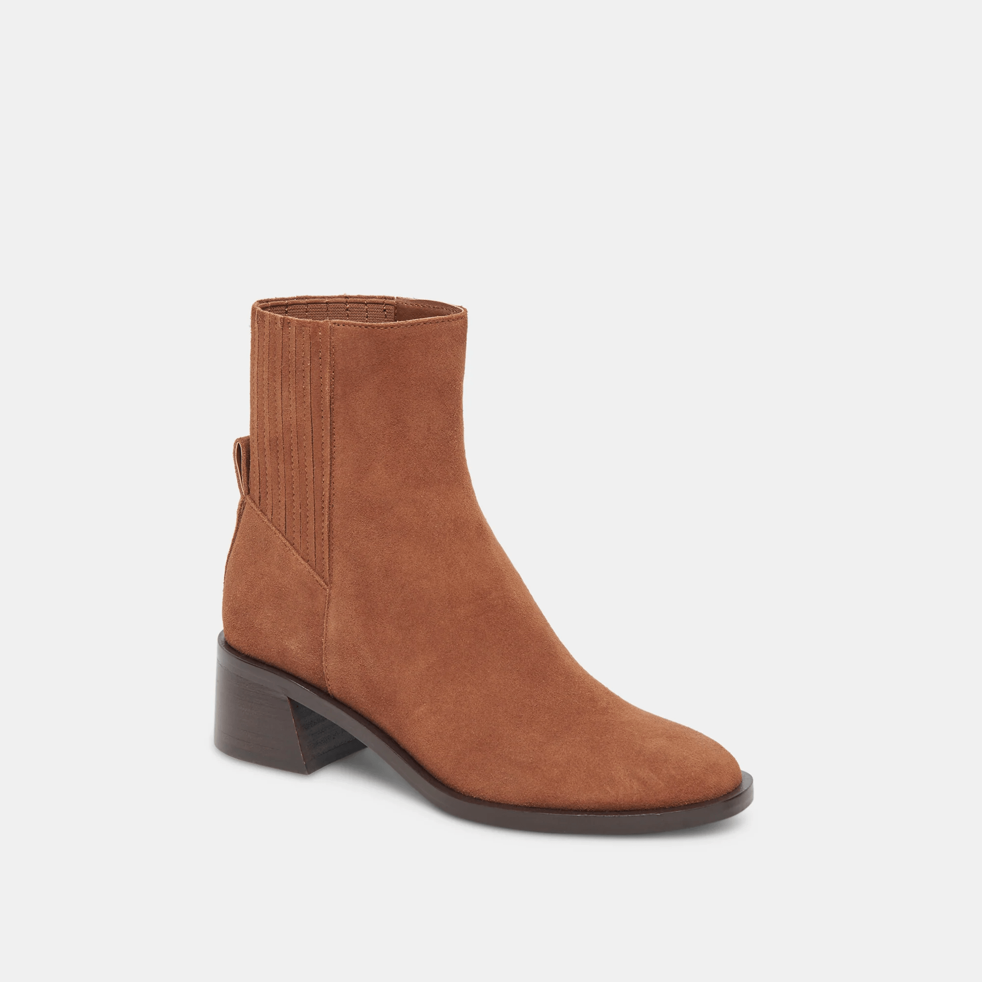 Linny H2O Brown Suede Bootie with All Season Protection -Dolce Vita Footwear, Inc.- Ruby Jane-