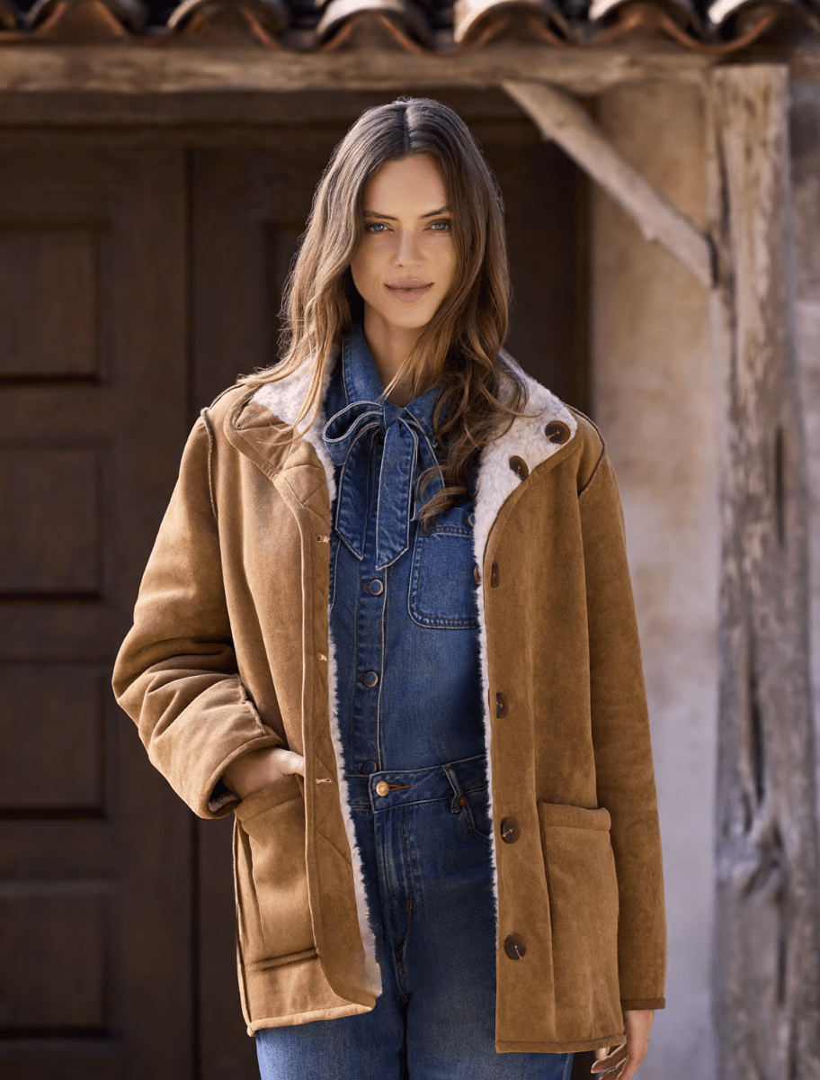 brown-Button-Coat-Ruby Jane & Valleygirl Boutique.