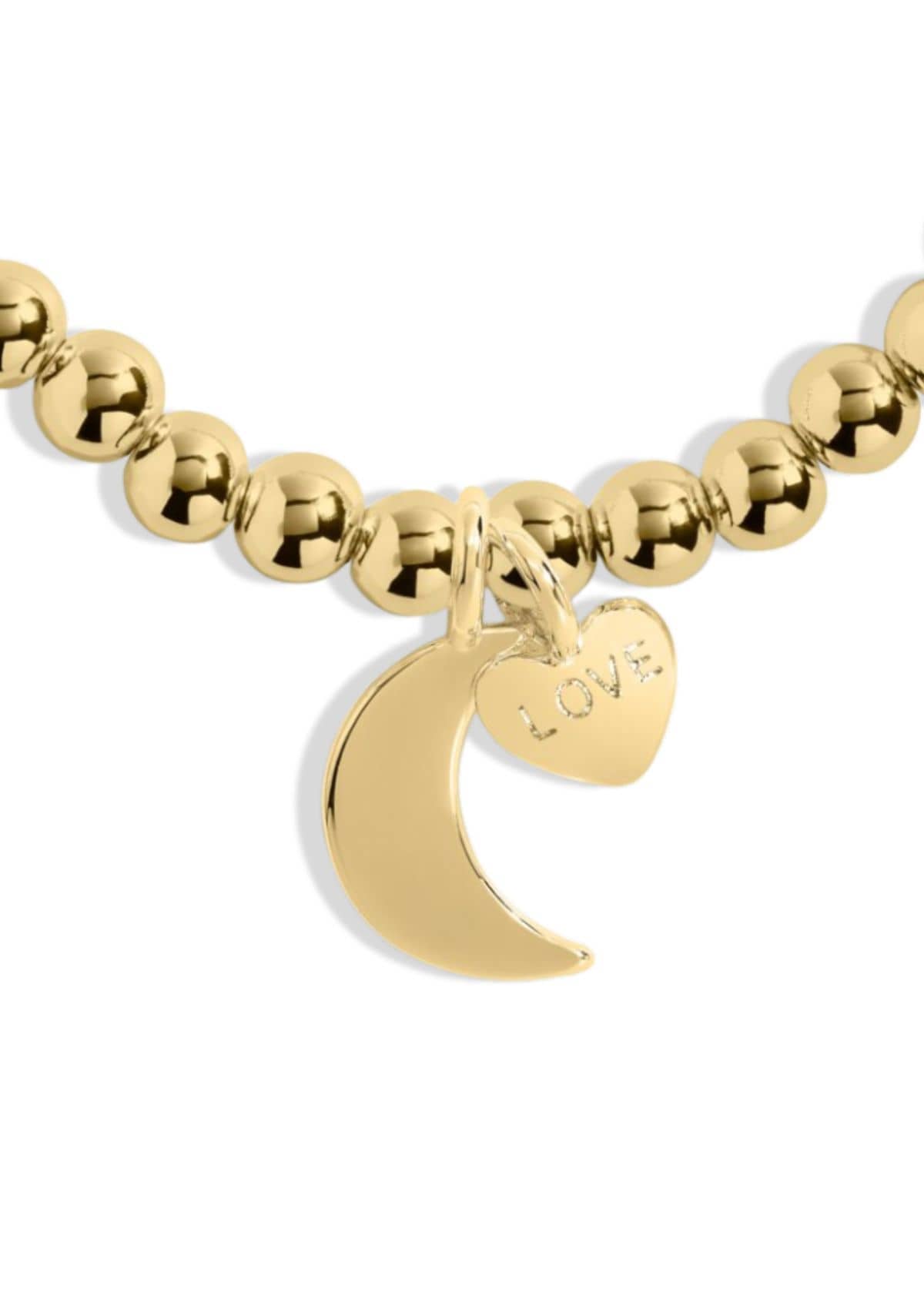 "Love You To The Moon And Back Mom" Gold Bracelet -A Littles & CO- Ruby Jane-