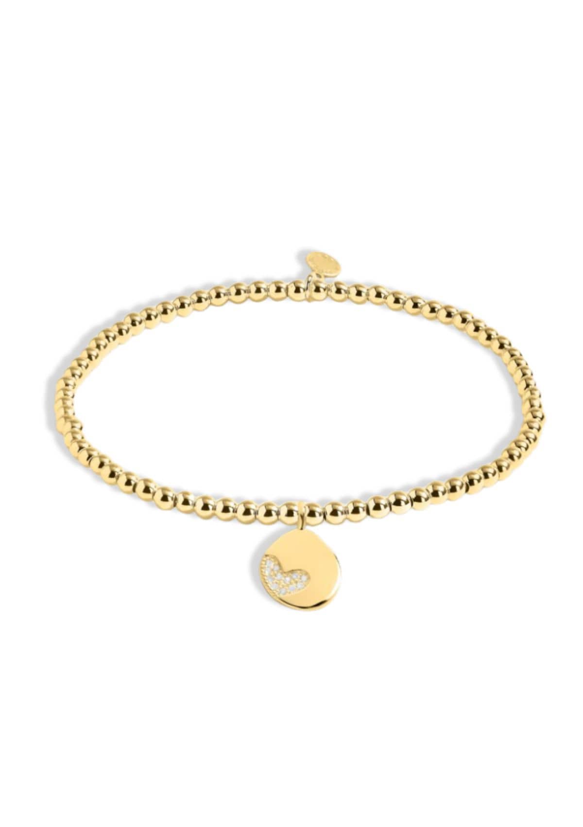 "Lucky To Have A Mom Like You" Gold Bracelet -A Littles & CO- Ruby Jane-