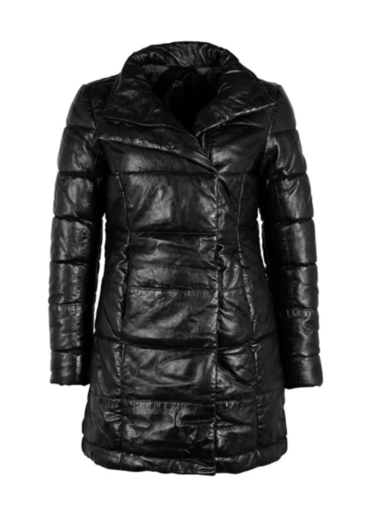 Lya Long Leather Puffer -Mauritius GmbH Int. Fashion- Ruby Jane-