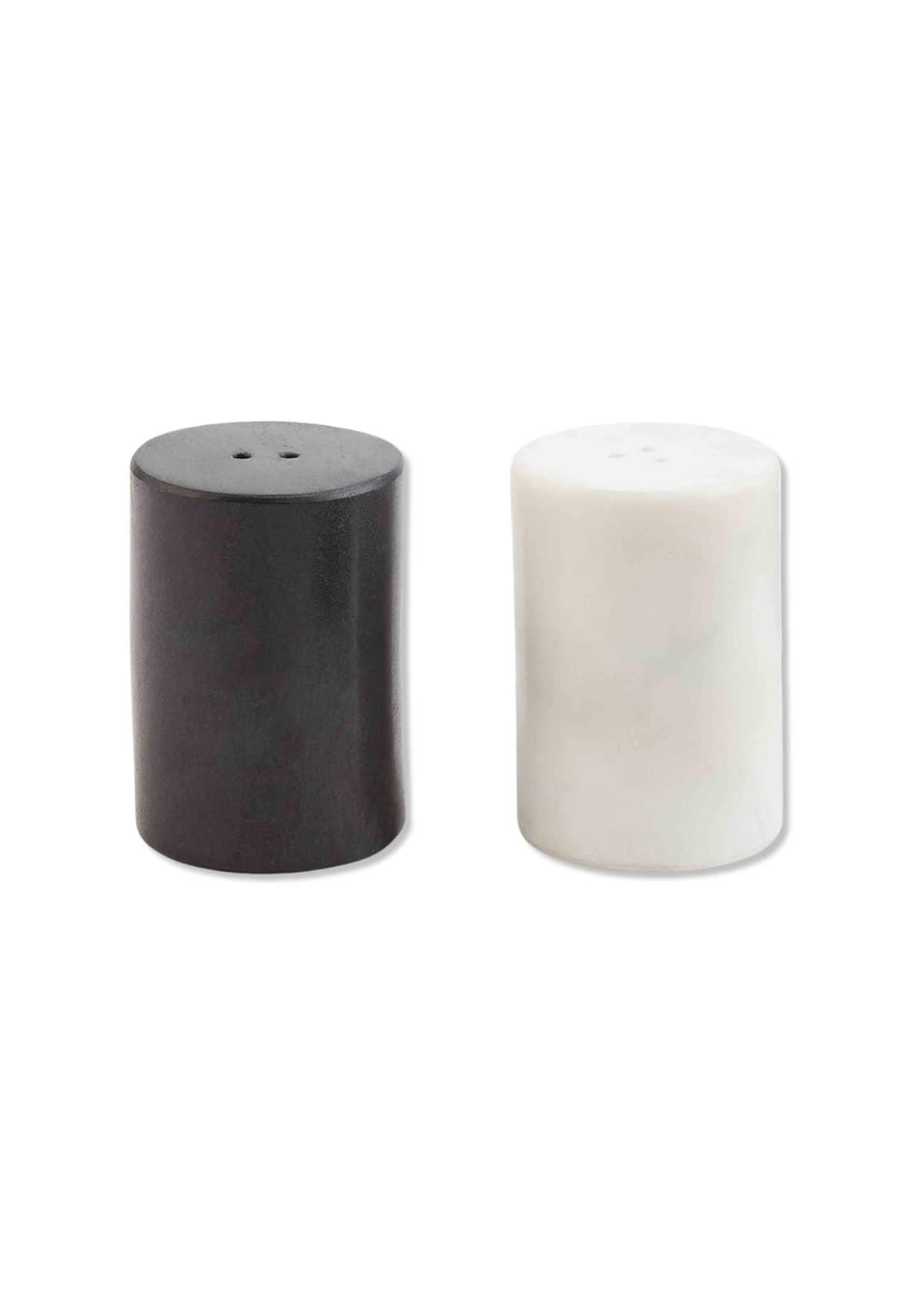 Marble Black White Salt and Pepper Shakers -Mud Pie / One Coas- Ruby Jane-