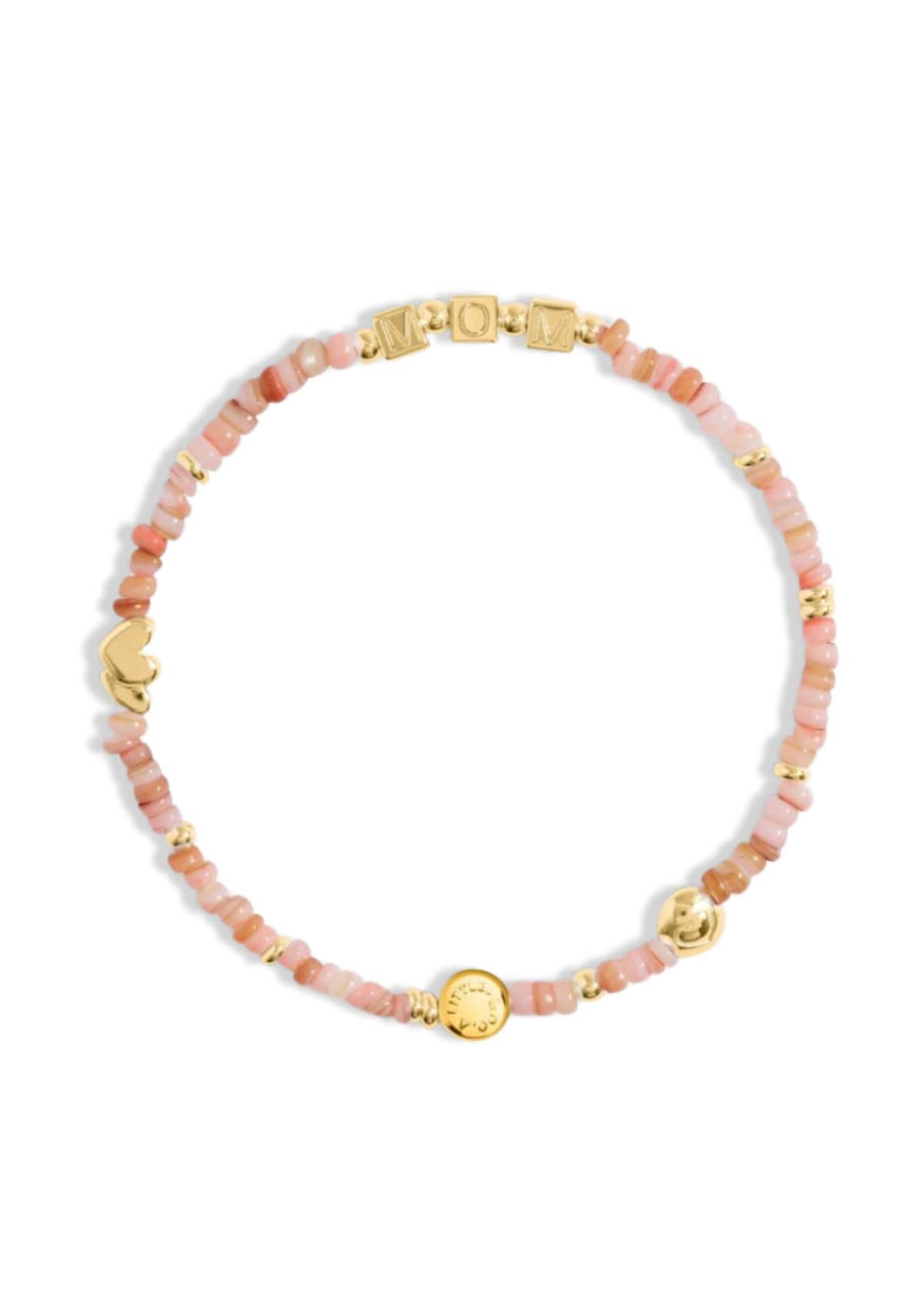 "Mom" Gold Stretch Bracelet -A Littles & CO- Ruby Jane-