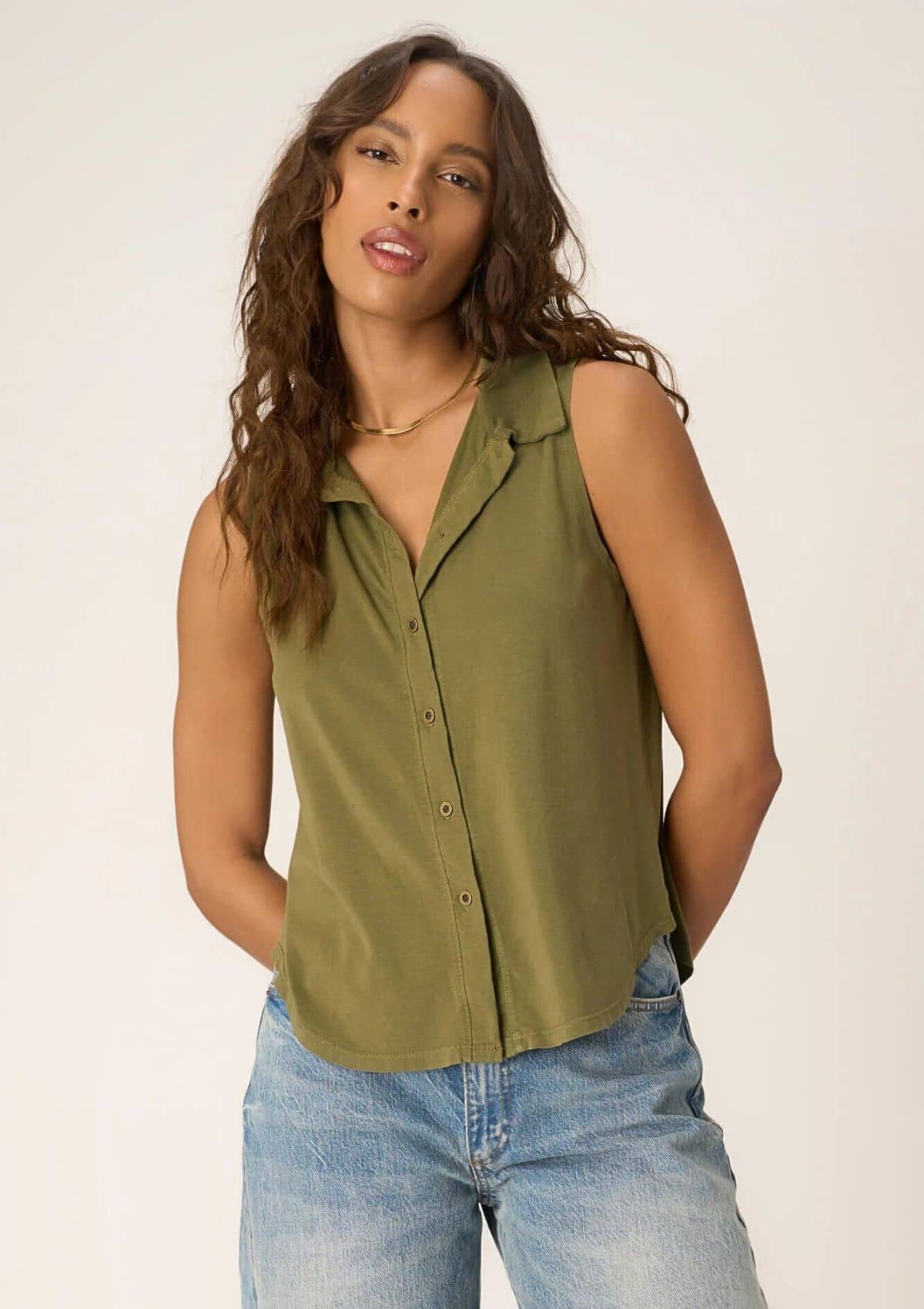 Buttondown Shirts-Casual Tops-clothing-Ruby Jane.